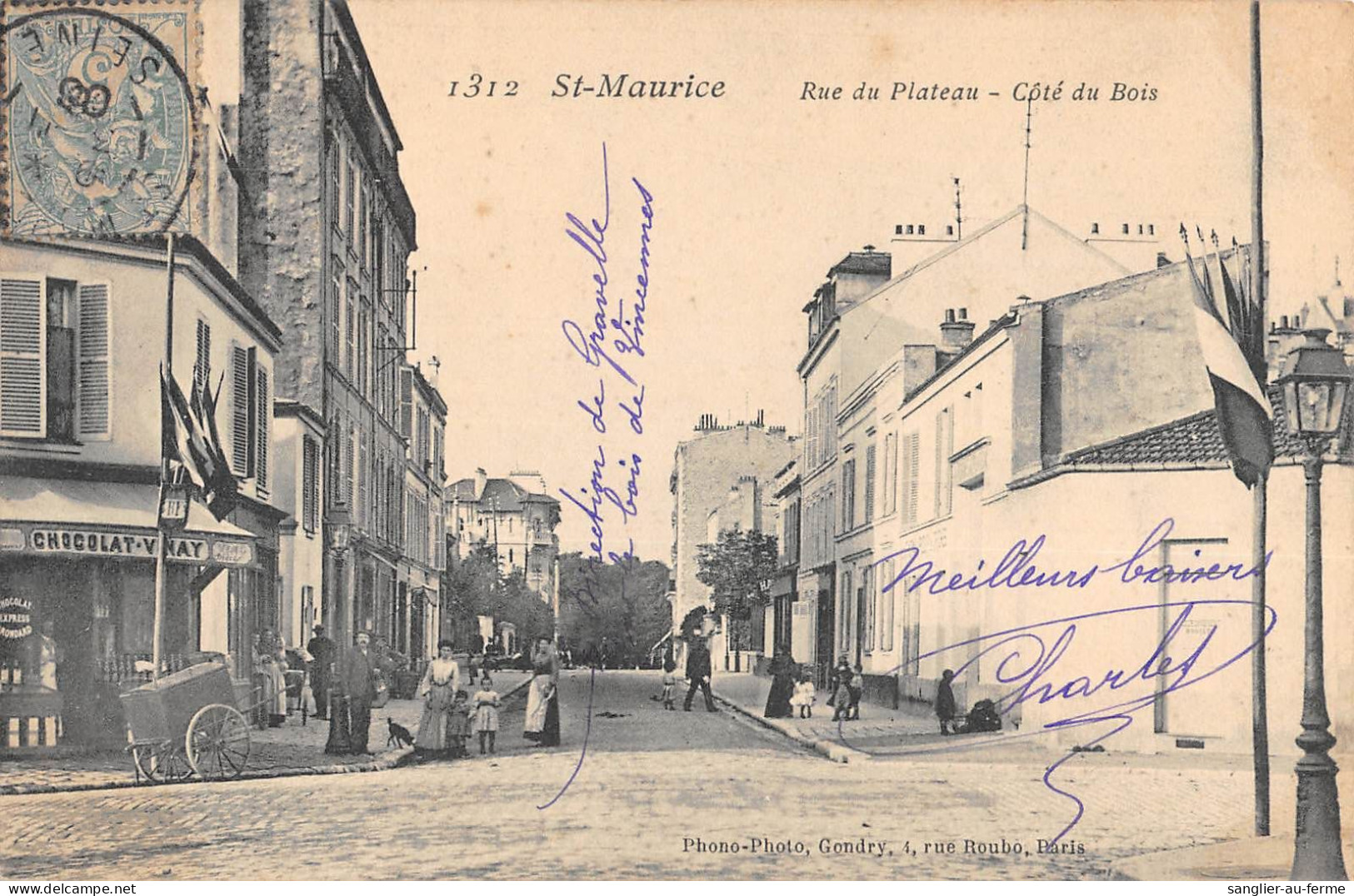 CPA 94 SAINT MAURICE / RUE DU PLATEAU / COTE DU BOIS - Saint Maurice