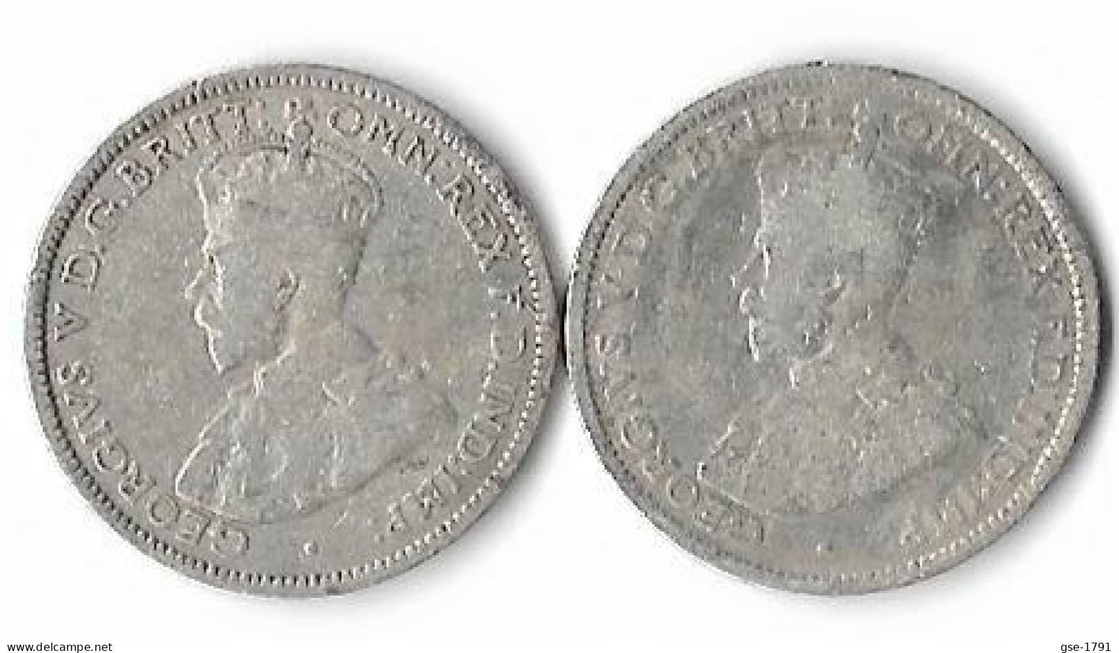 AUSTRALIE GEOGES V, 6 Pence, LOt 1925-1926    Argent  TB - Ohne Zuordnung