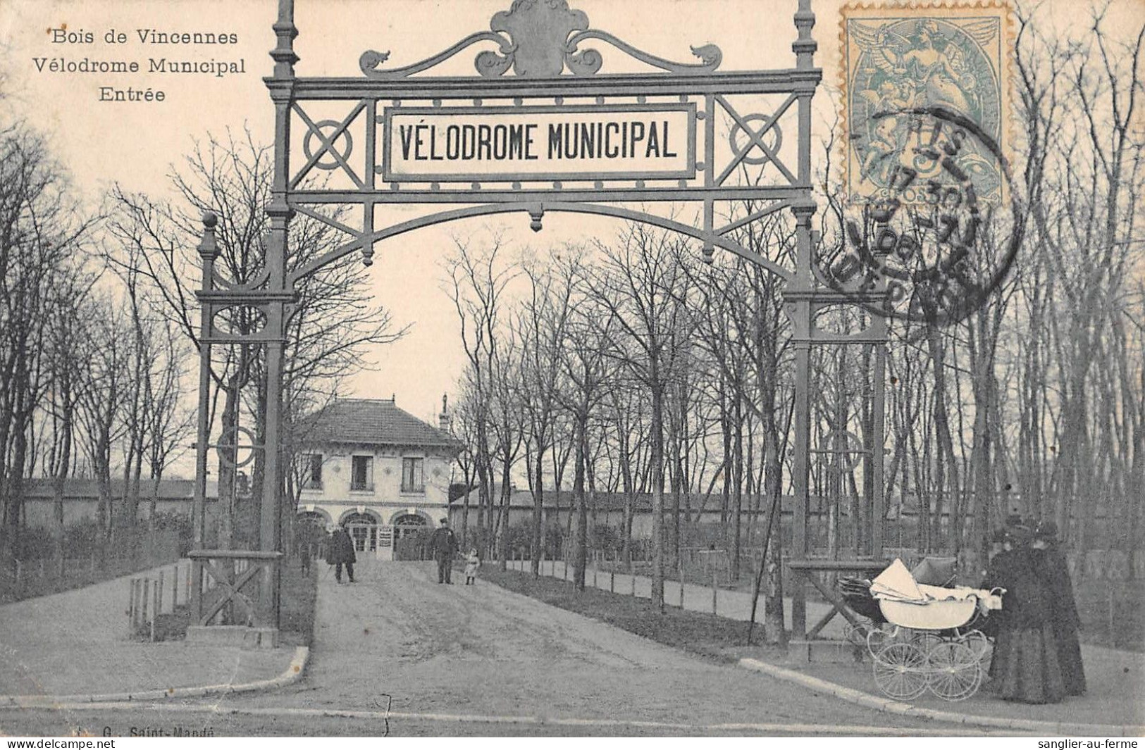 CPA 94 BOIS DE VINCENNES / VELODROME MUNICIPAL / ENTREE - Vincennes