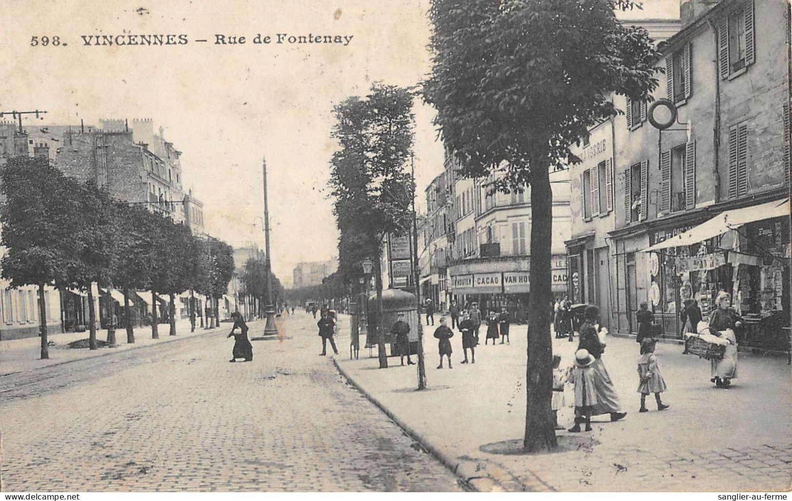 CPA 94 VINCENNES / RUE DE FONTENAY - Vincennes