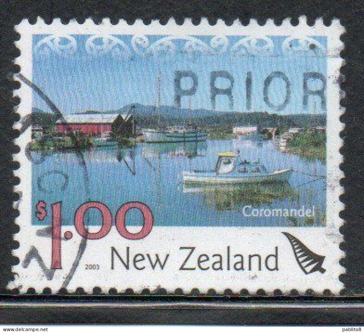 NEW ZEALAND NUOVA ZELANDA 2003 TOURIST ATTRACTIONS COROMANDEL PENINSULA 1$ USED USATO OBLITERE' - Usati