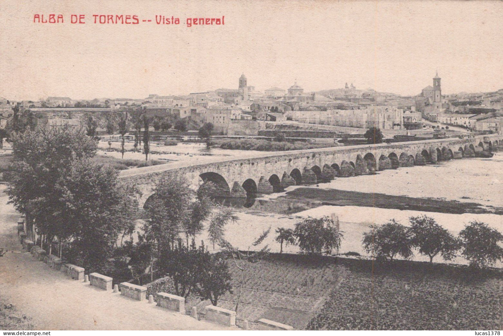 ALBA DE TORMES / VISTA GENERAL - Andere & Zonder Classificatie