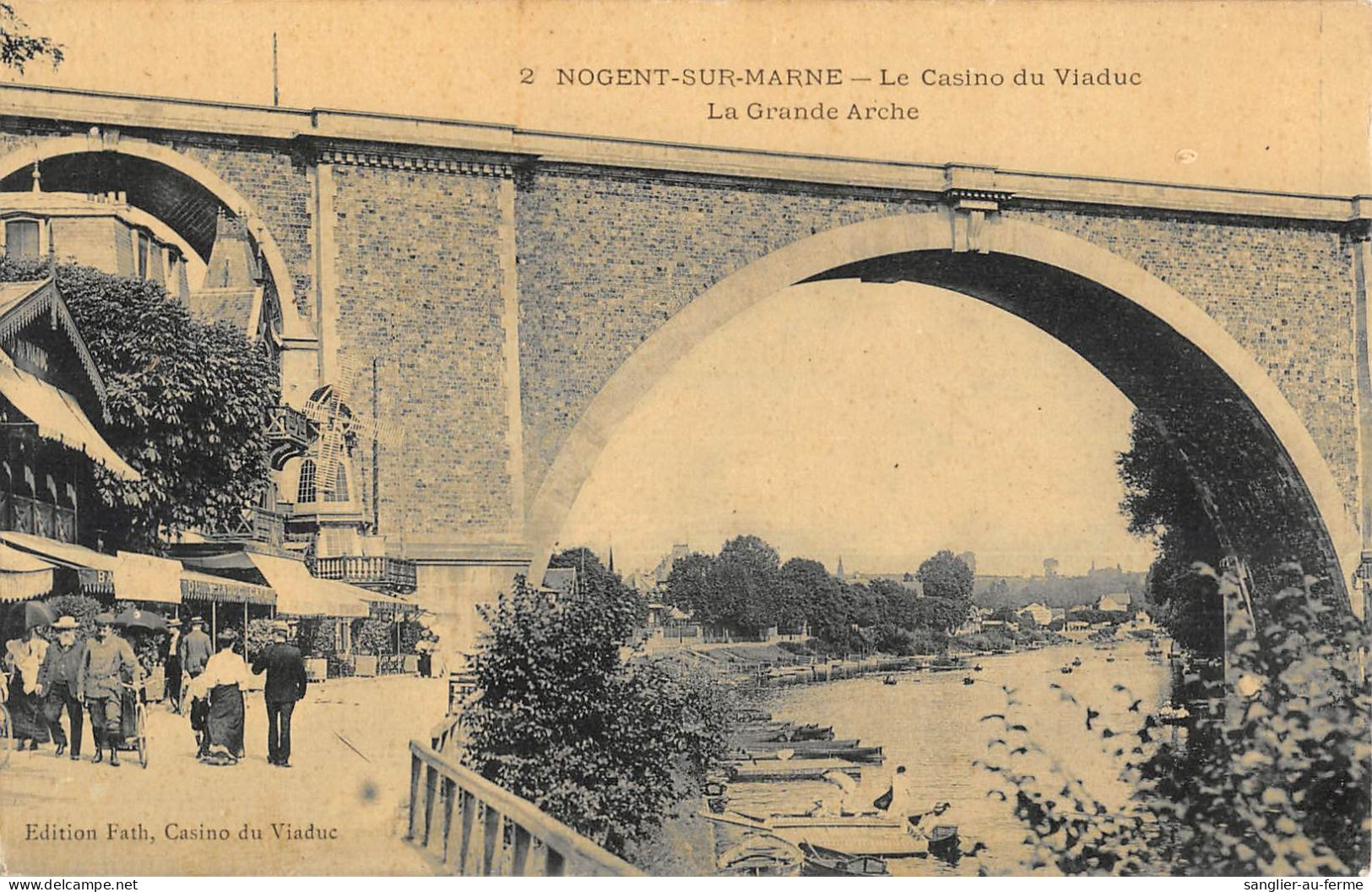 CPA 94 NOGENT SUR MARNE / LE CASINO DU VIADUC / LA GRANDE ARCHE - Nogent Sur Marne