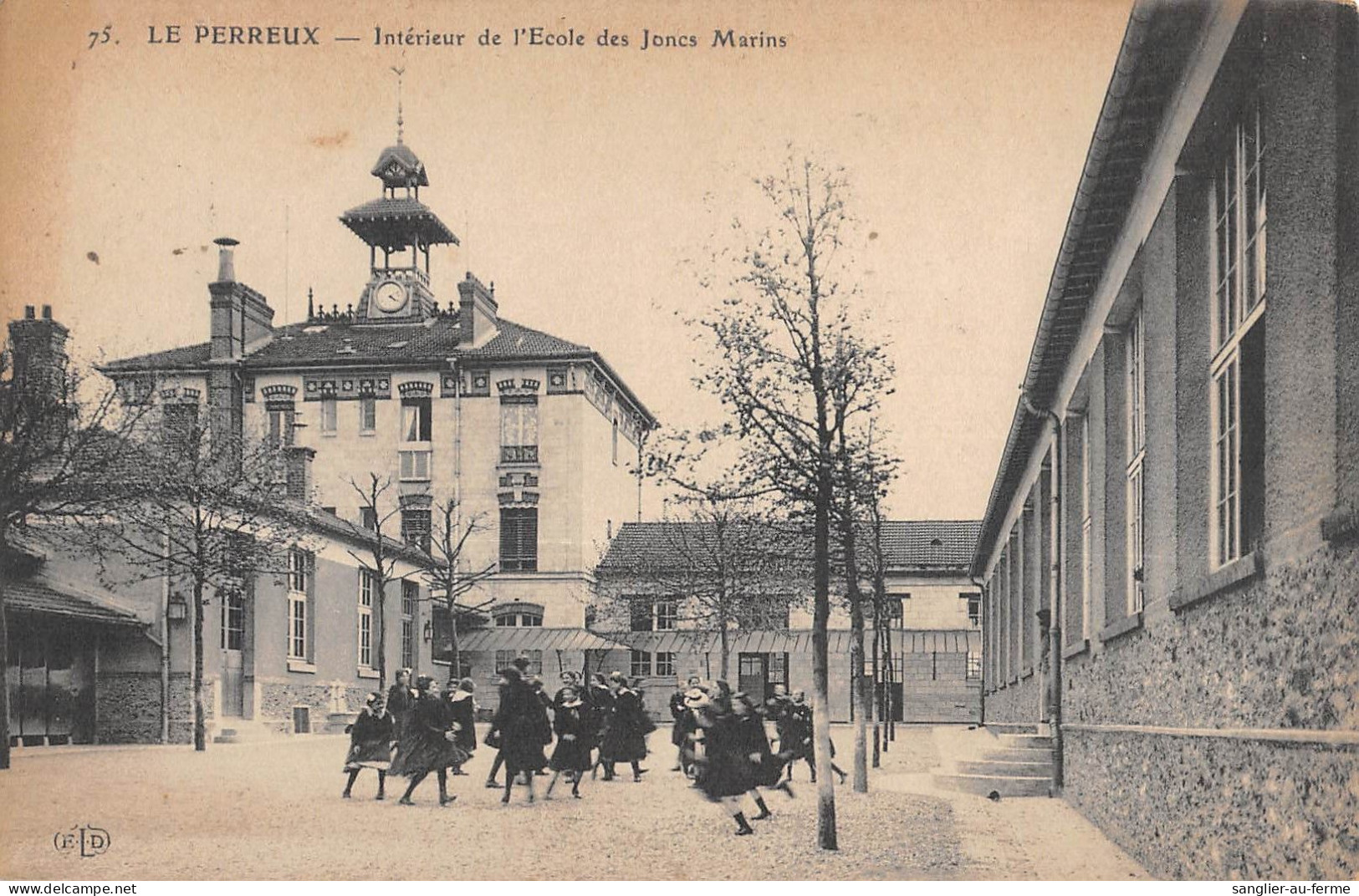 CPA 94 LE PERREUX / INTERIEUR DE L'ECOLE DES JONCS MARINS - Le Perreux Sur Marne