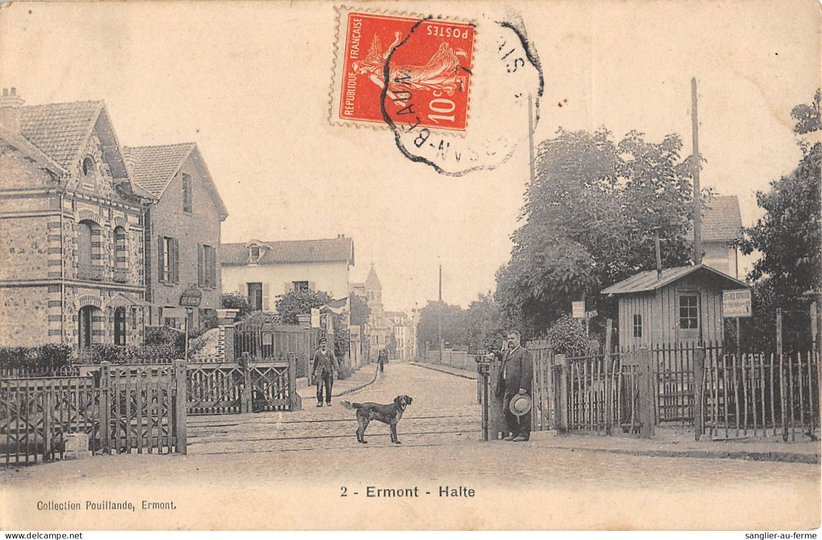 CPA 95 ERMONT / LA HALTE - Ermont-Eaubonne