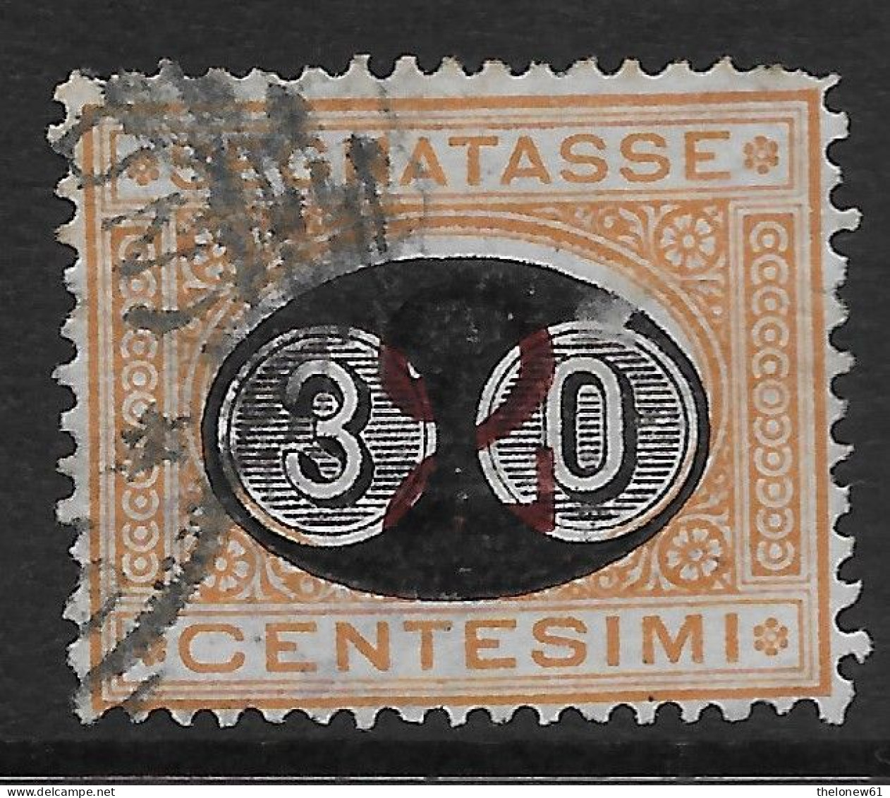 Italia Italy 1890 Regno Segnatasse Mascherine C2 Su C30 Sa N.S19 US - Strafport