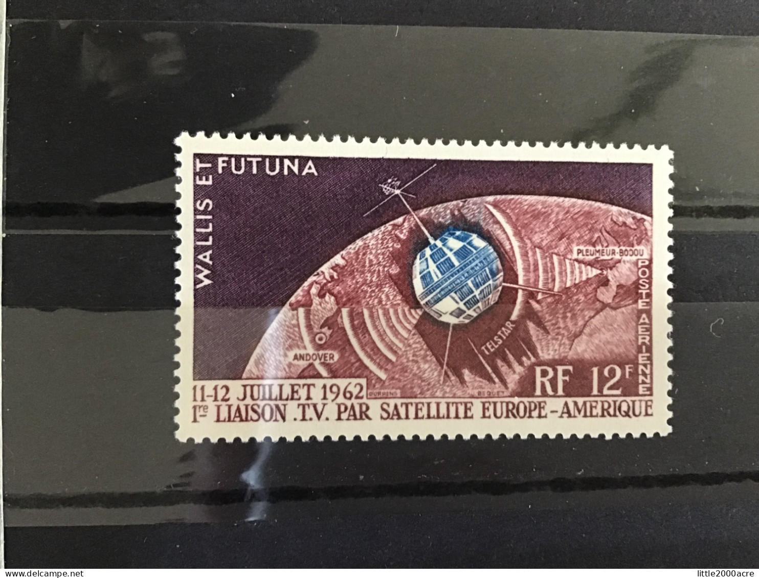 Wallis And Fortuna 1962 1st Transatlantic TV Satellite Mint SG181 Yv PA20 - Unused Stamps