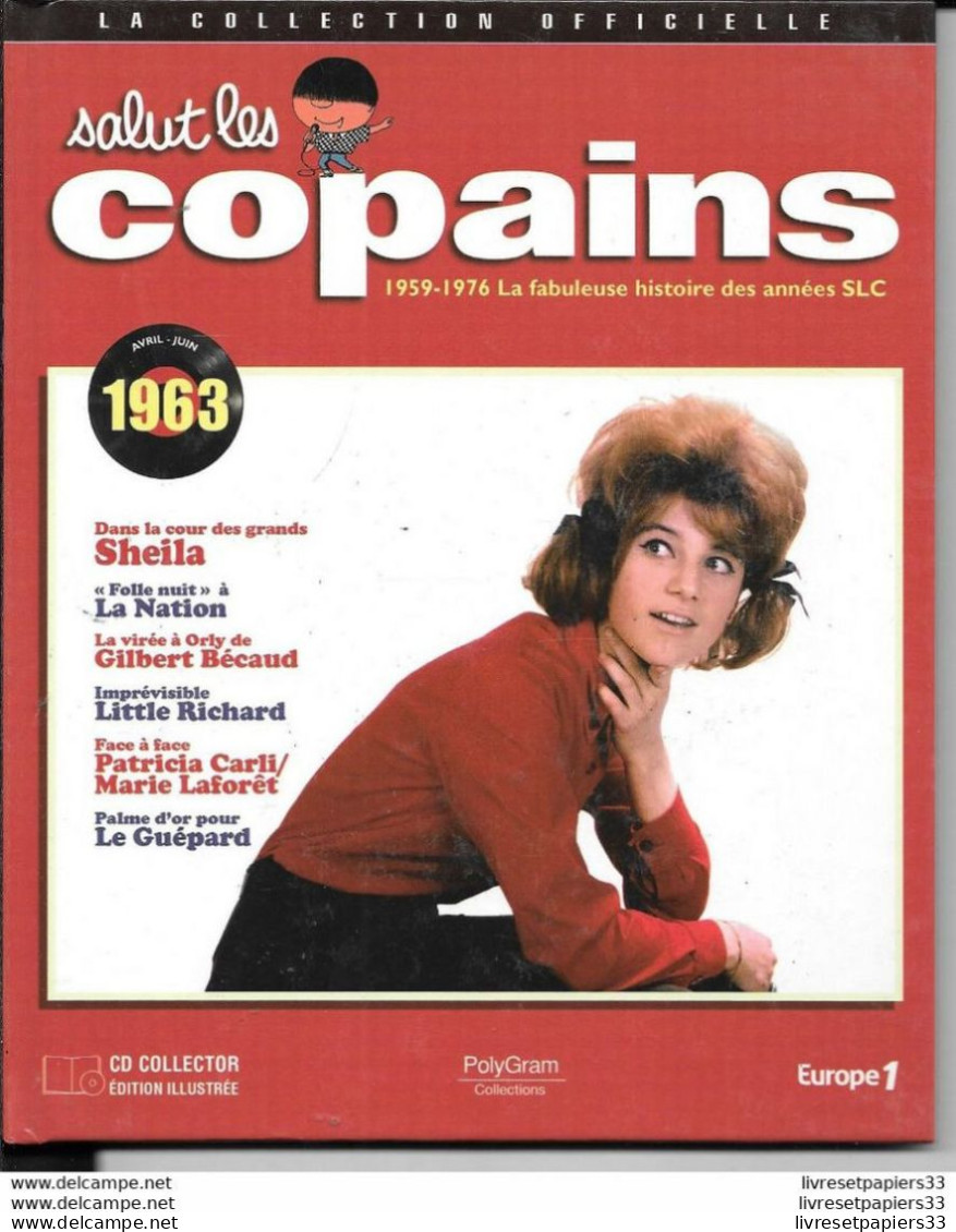 LIVRE + CD Collector Salut Les Copains 1963 SHEILA - Collectors