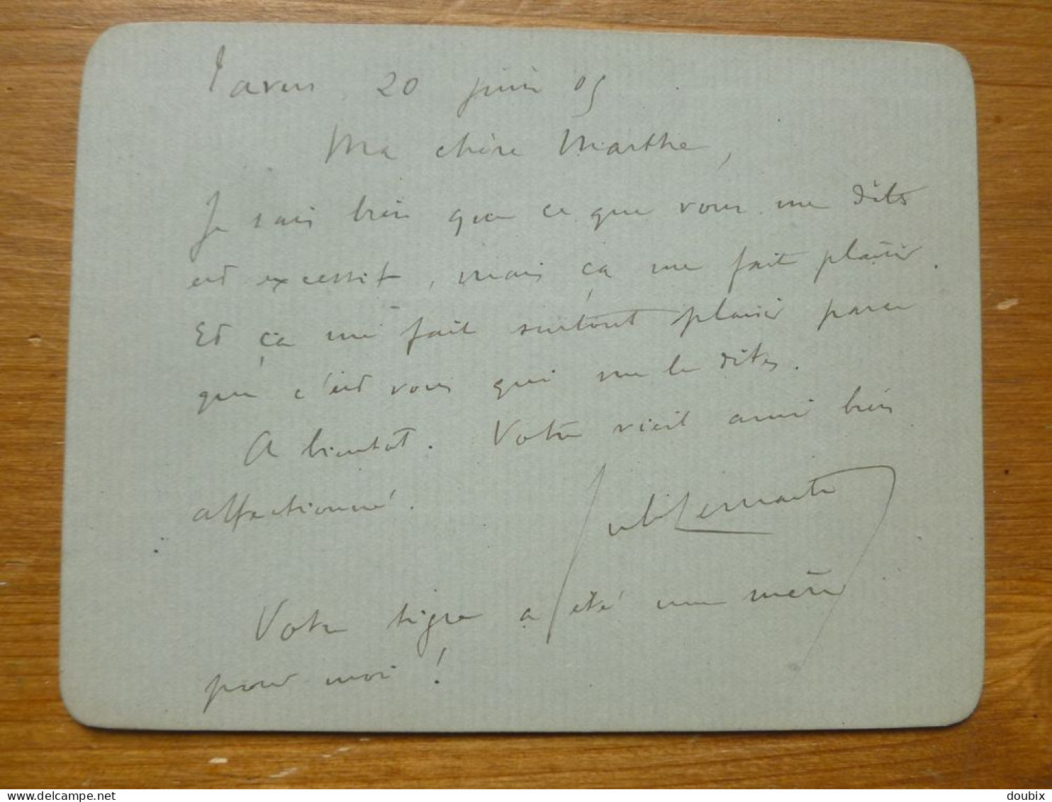 Jules LEMAITRE (1853-1914) Ecrivain Fondateur LIGUE De La PATRIE. ACADEMIE FRANCAISE. Autographe - Historical Figures