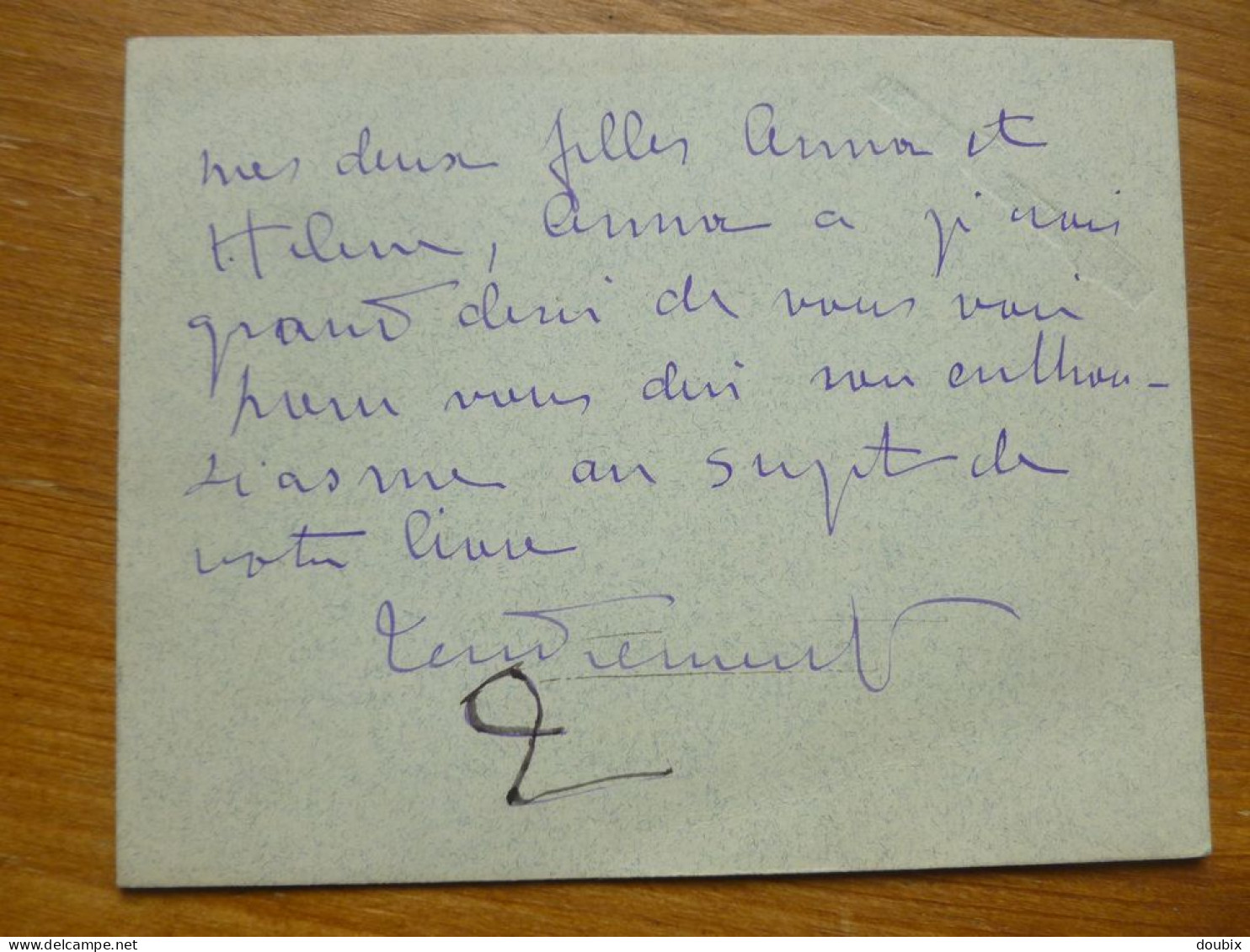 Augustine BULTEAU (1860-1922) ROMANCIERE. Salonnière. Toche AUTOGRAPHE à Léon Daudet - Personnages Historiques