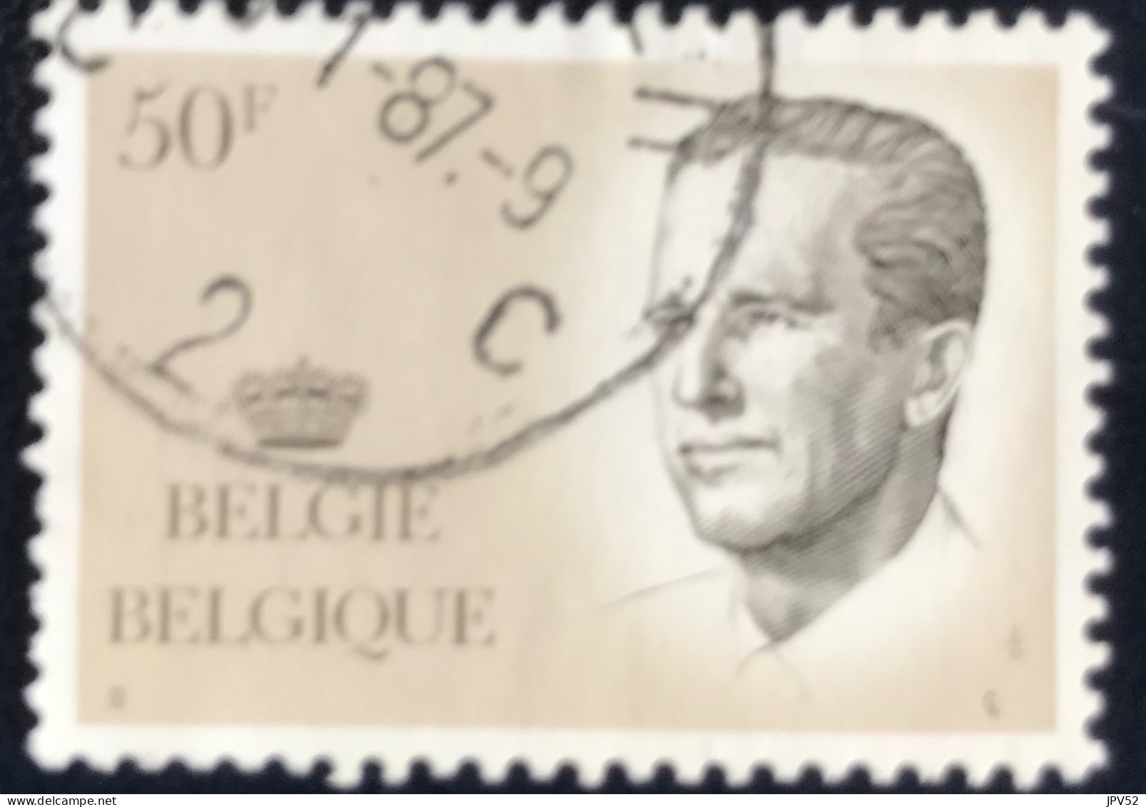 België - Belgique - C18/25 - 1984 - (°)used - Michel 2179 - Koning Boudewijn - 1981-1990 Velghe