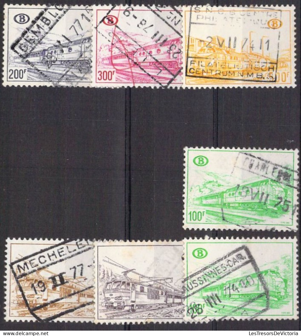 Belgique - 1968 - Timbres Chemine De Fer - COB 378/98 - Oblitéré - Cote 8 - Usados