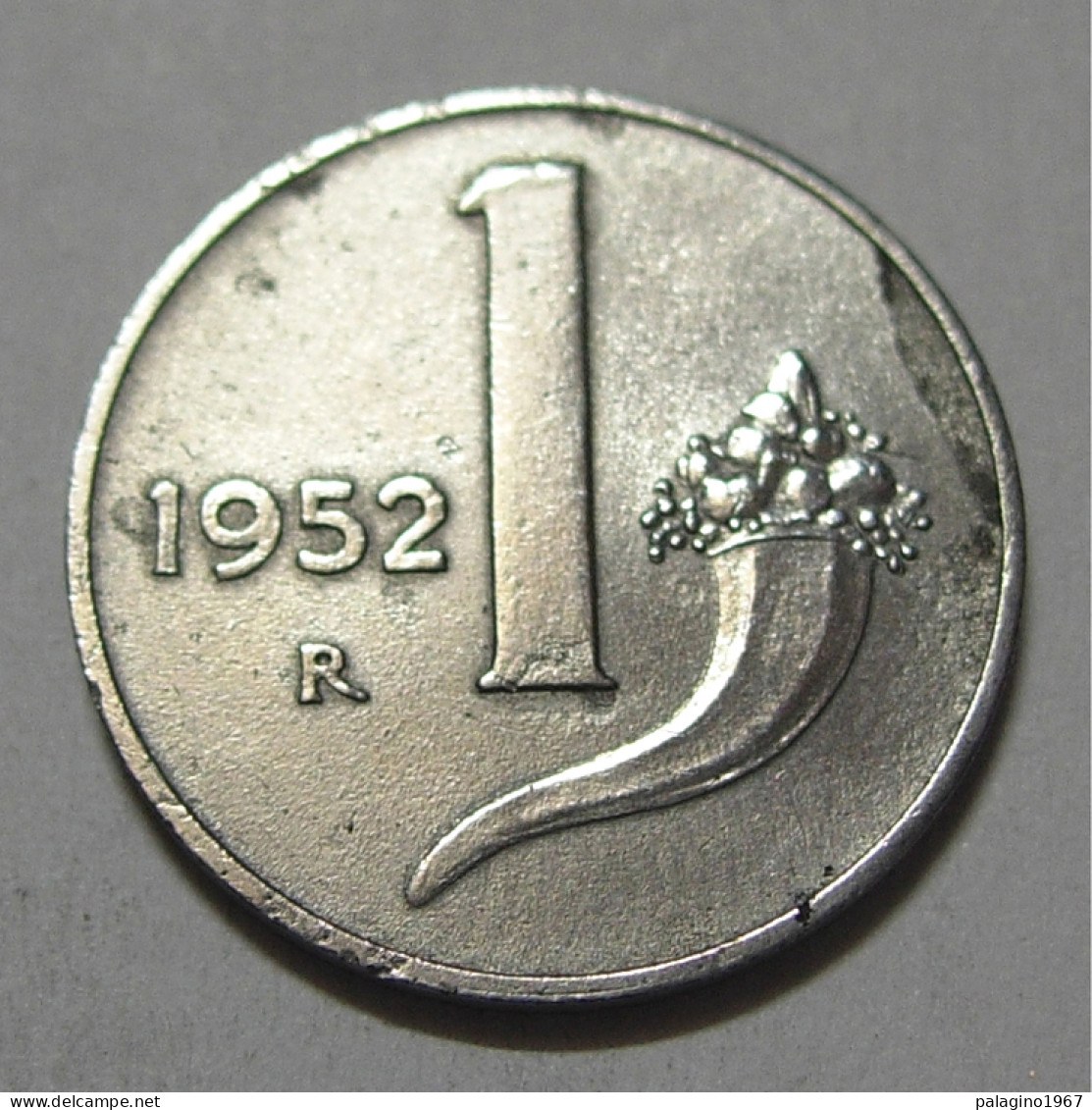 REPUBBLICA ITALIANA 1 Lira Cornucopia 1952 MB - 1 Lira