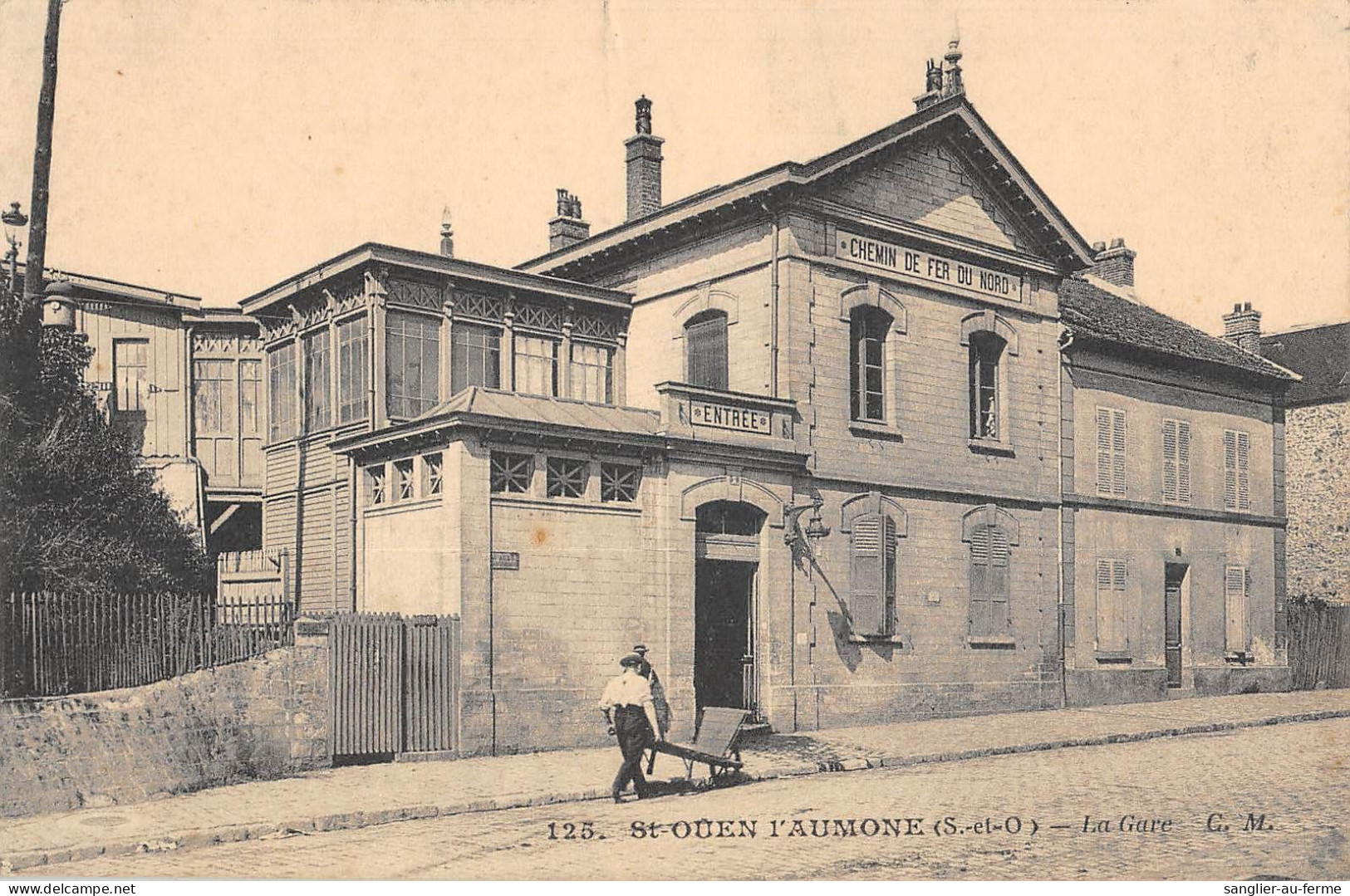 CPA 95 SAINT OUEN L'AUMONE / LA GARE - Saint-Ouen-l'Aumône