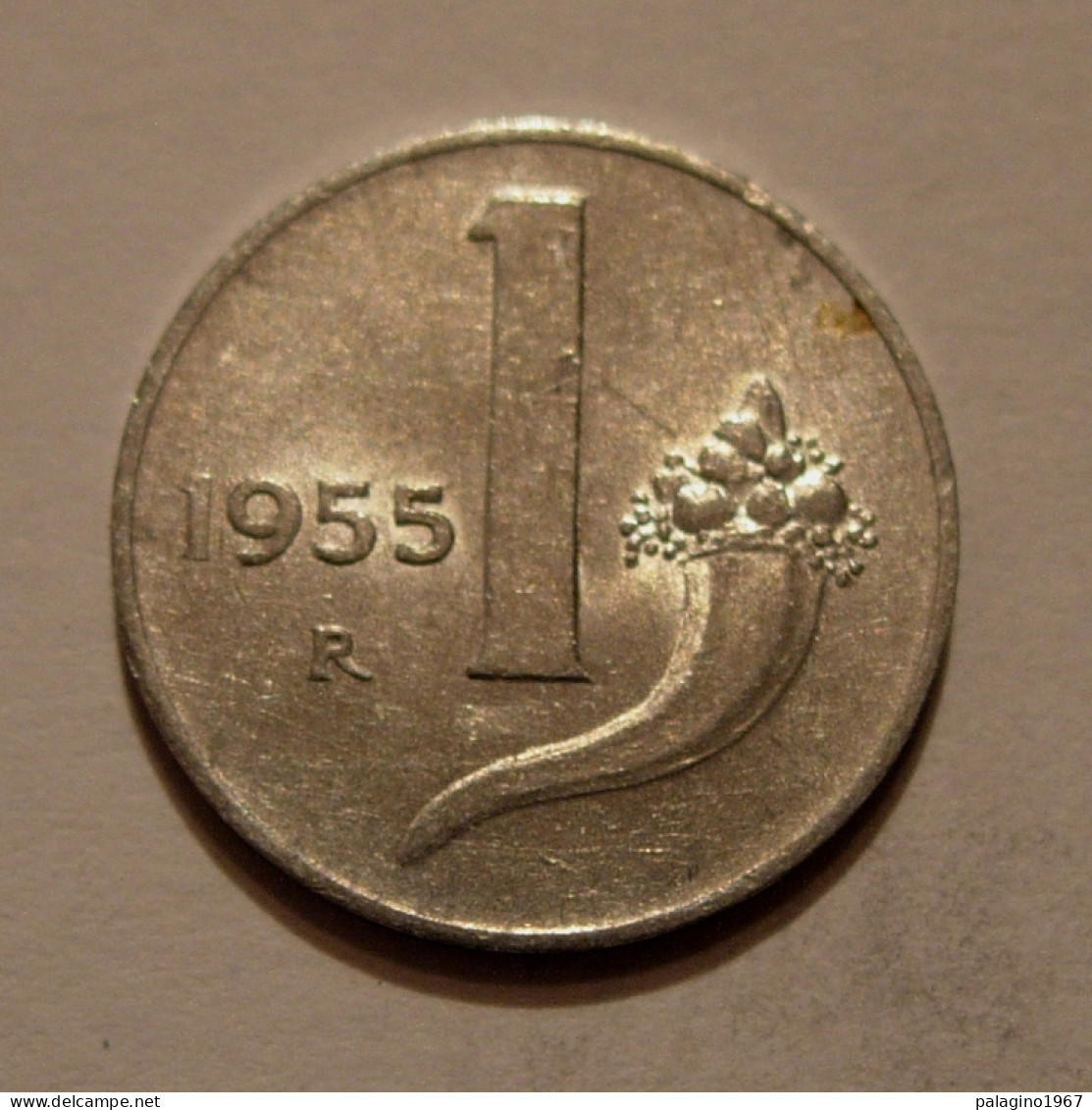 REPUBBLICA ITALIANA 1 Lira Cornucopia 1955 BB+  - 1 Lira