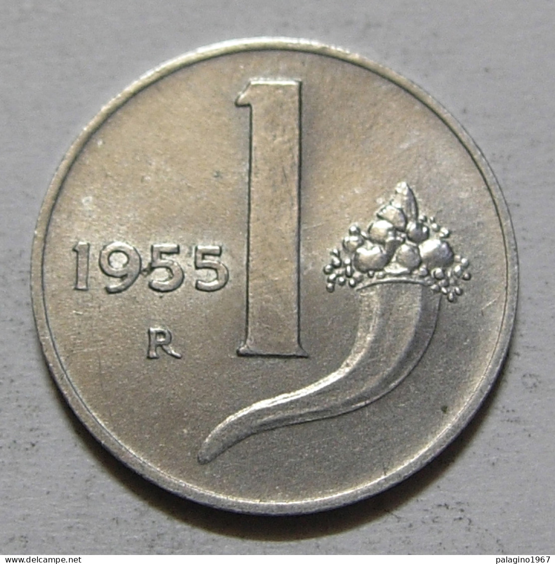 REPUBBLICA ITALIANA 1 Lira Cornucopia 1955 BB+  - 1 Lira