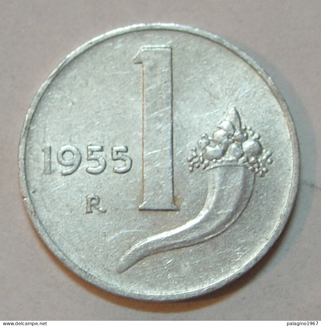 REPUBBLICA ITALIANA 1 Lira Cornucopia 1955 BB+  - 1 Lire