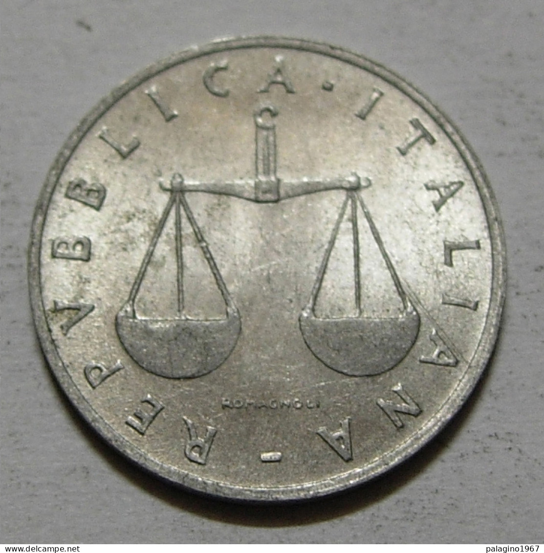 REPUBBLICA ITALIANA 1 Lira Cornucopia 1955 BB  - 1 Lira