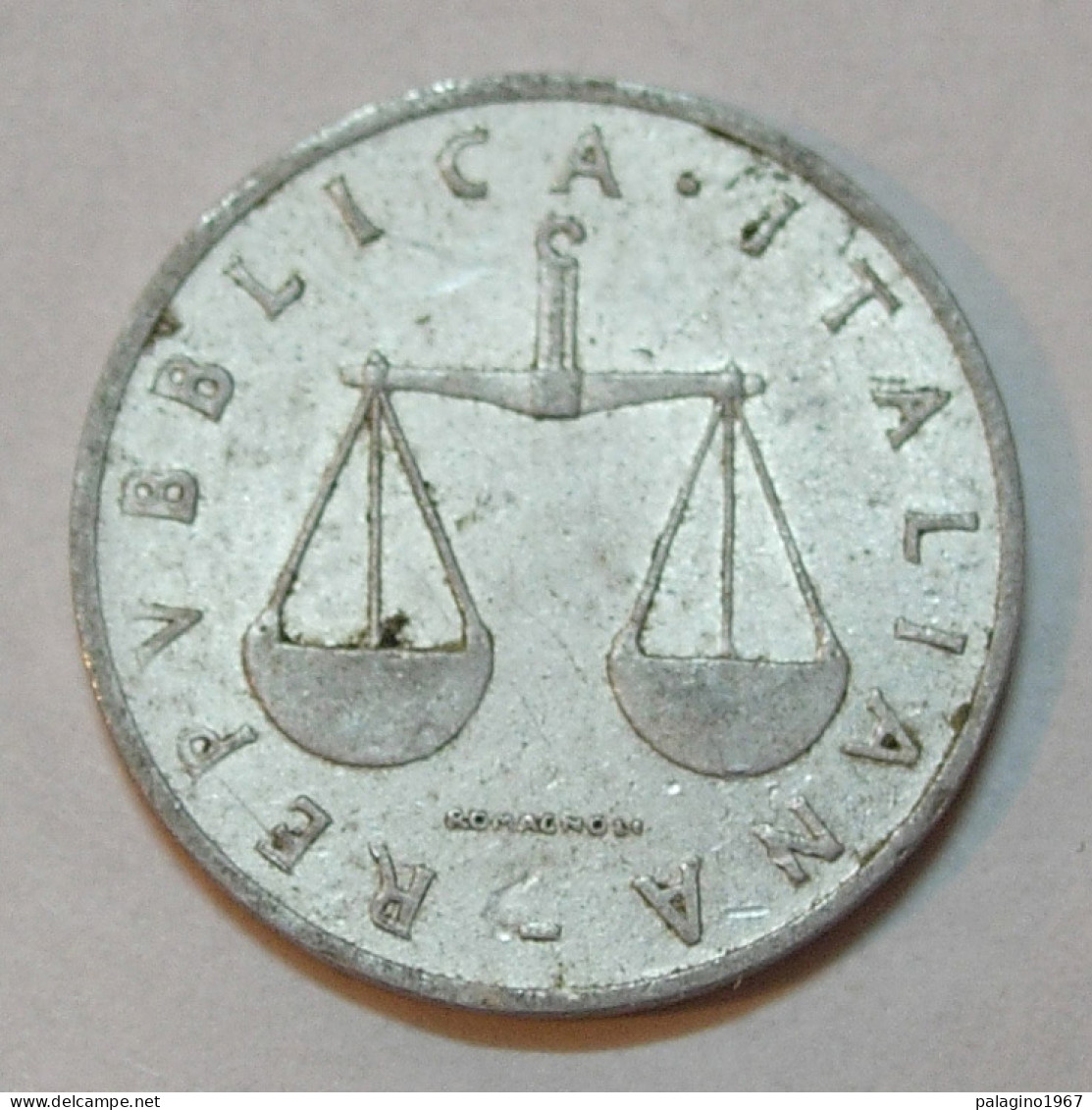 REPUBBLICA ITALIANA 1 Lira Cornucopia 1954 BB  - 1 Lira