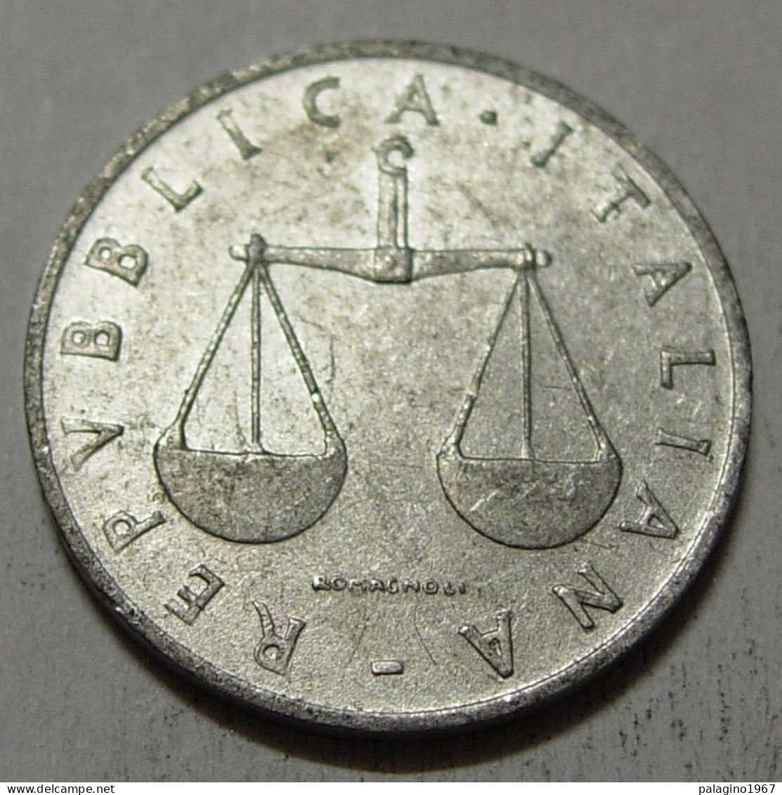 REPUBBLICA ITALIANA 1 Lira Cornucopia 1955 QBB  - 1 Lira