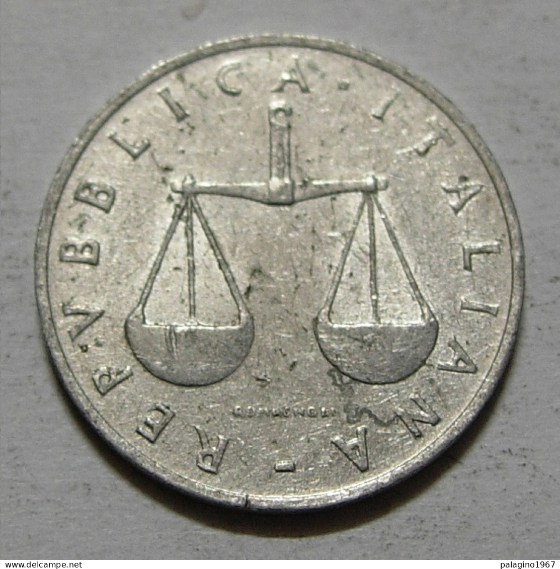 REPUBBLICA ITALIANA 1 Lira Cornucopia 1955 QBB  - 1 Lire