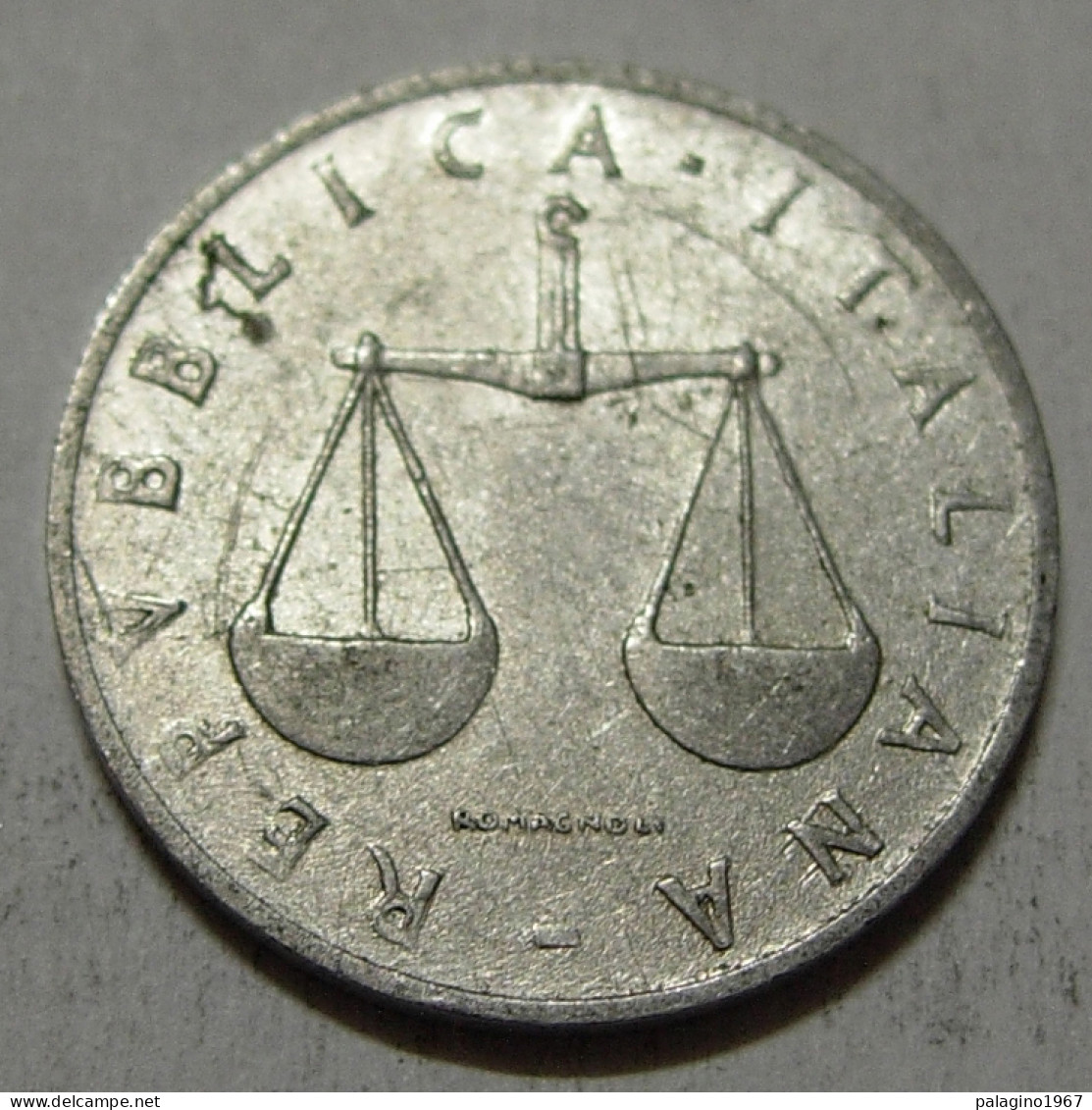 REPUBBLICA ITALIANA 1 Lira Cornucopia 1955 MB QBB  - 1 Lira