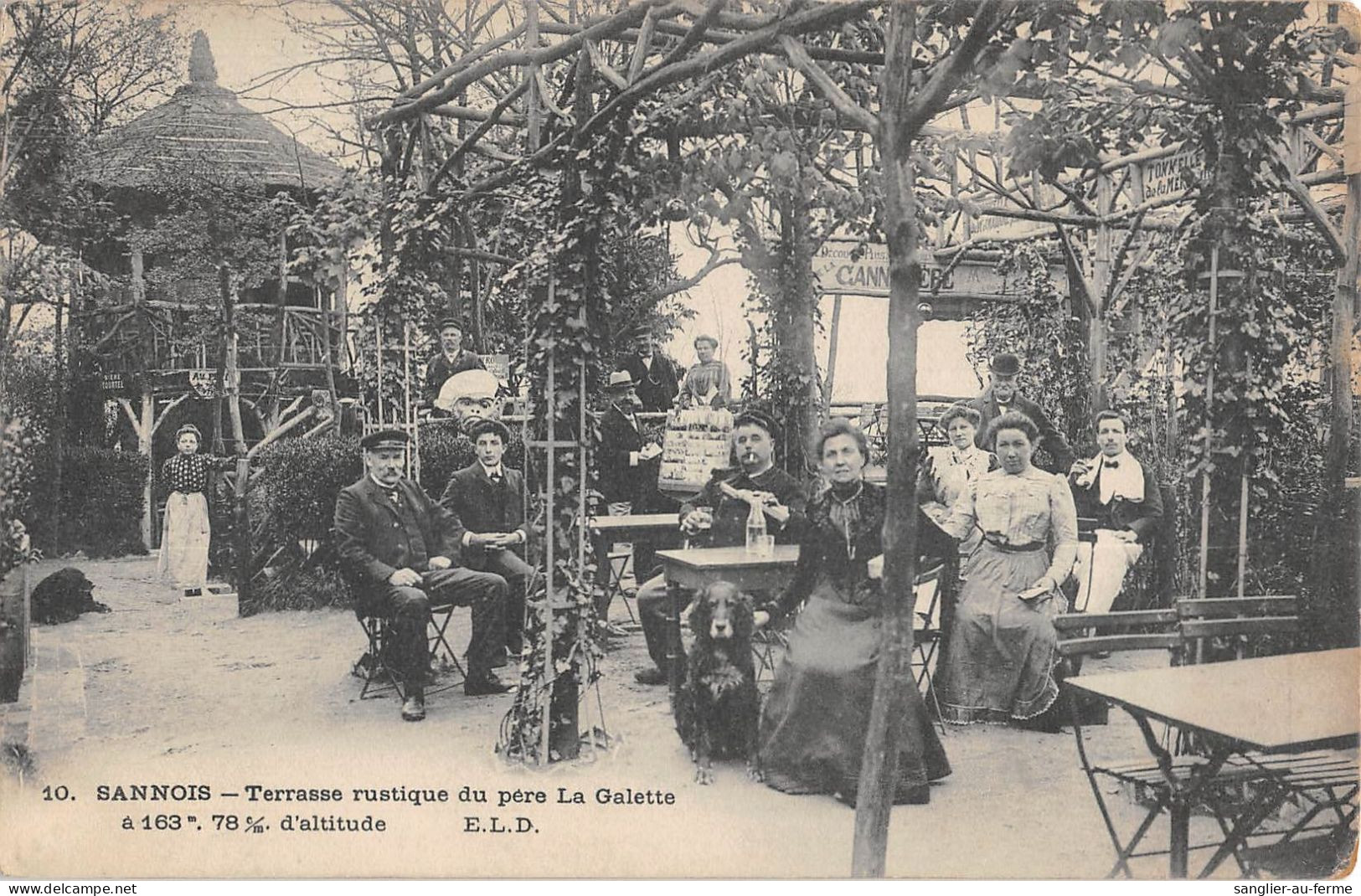 CPA 95 SANNOIS / TERRASSE RUSTIQUE DU PERE LA GALETTE - Sannois