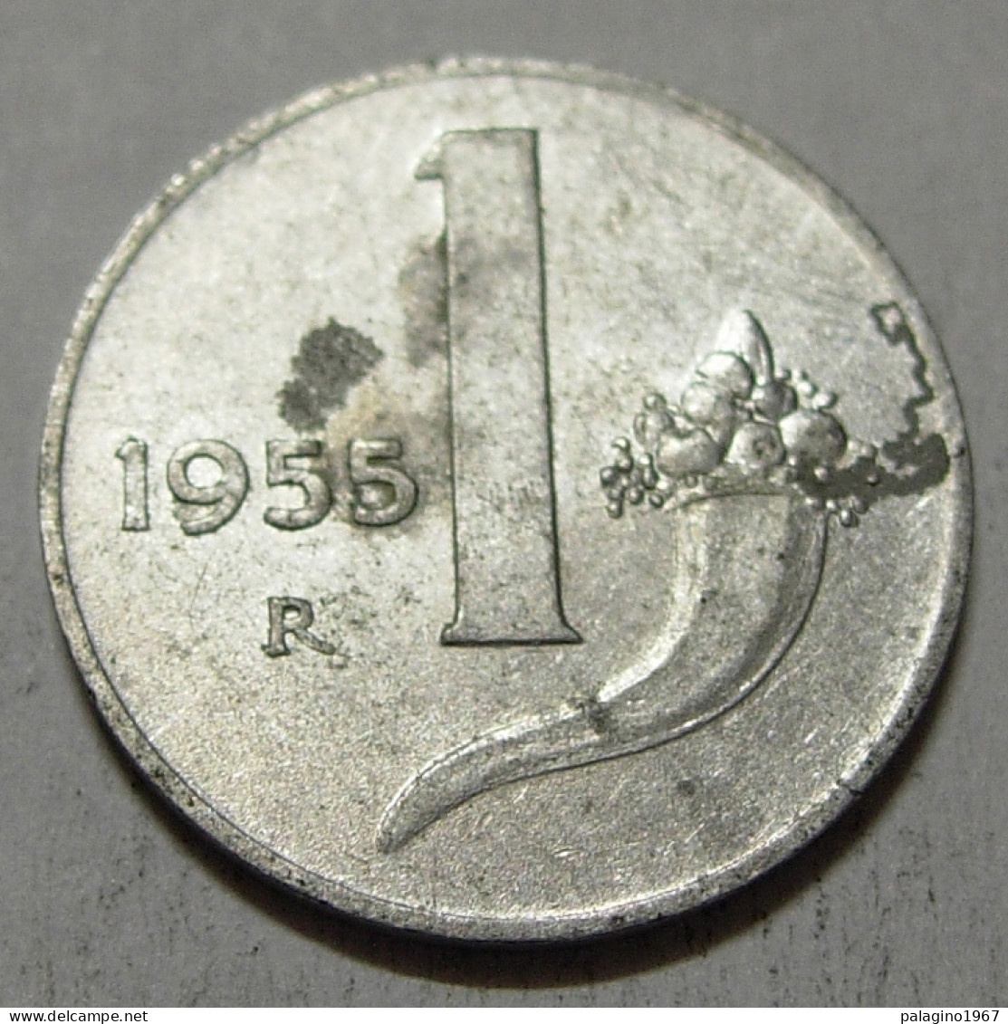 REPUBBLICA ITALIANA 1 Lira Cornucopia 1955 MB QBB  - 1 Lire