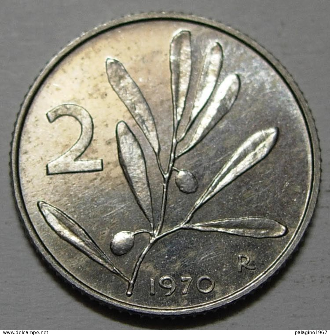 REPUBBLICA ITALIANA 2 Lire Olivo 1970 QFDC  - 2 Liras