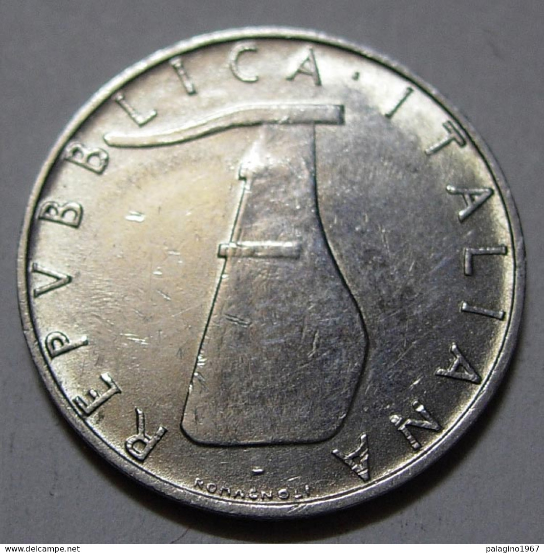 REPUBBLICA ITALIANA 5 Lire Delfino 1955 QSPL  - 5 Lire