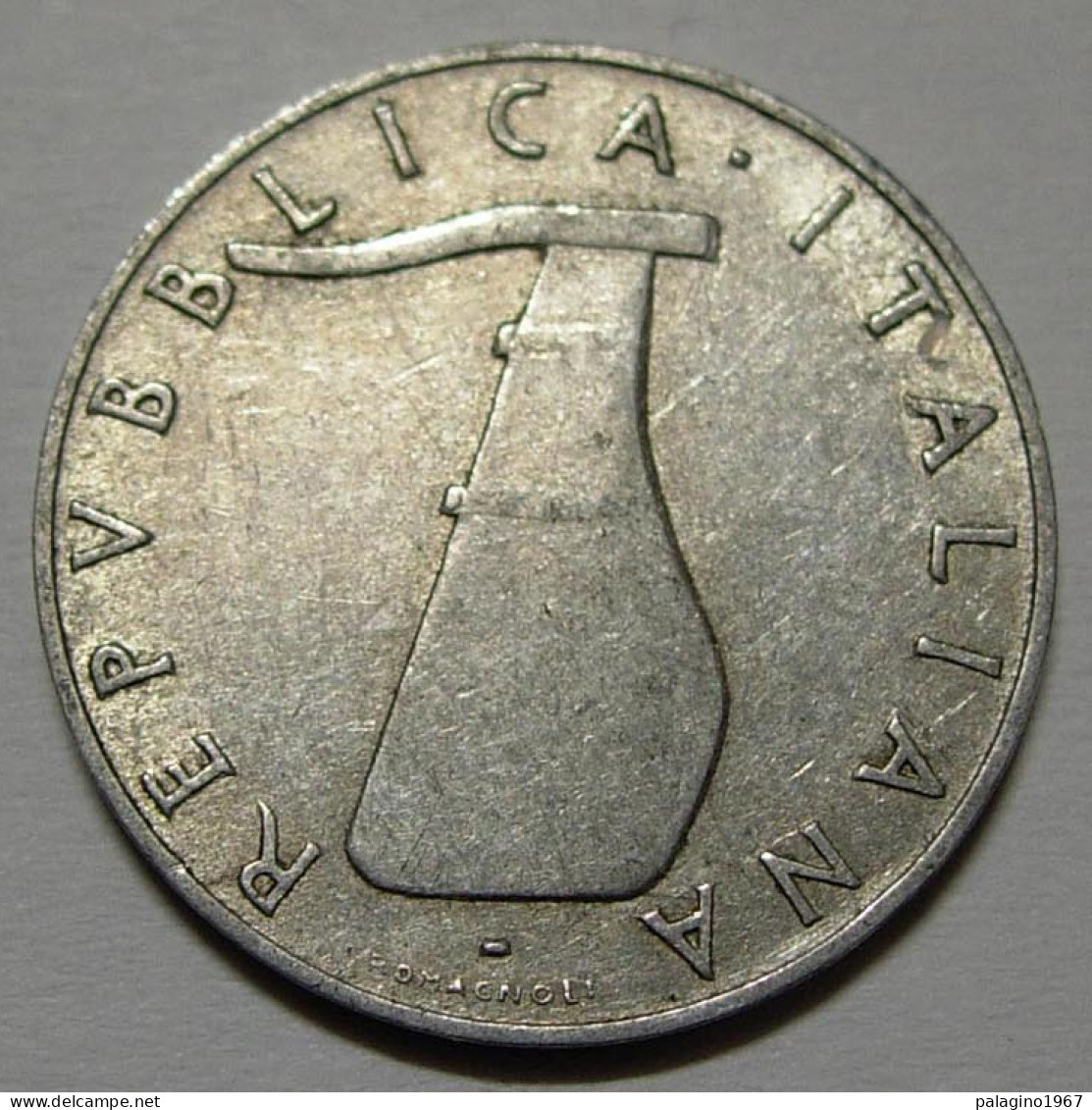 REPUBBLICA ITALIANA 5 Lire Delfino 1953 QBB  - 5 Lire