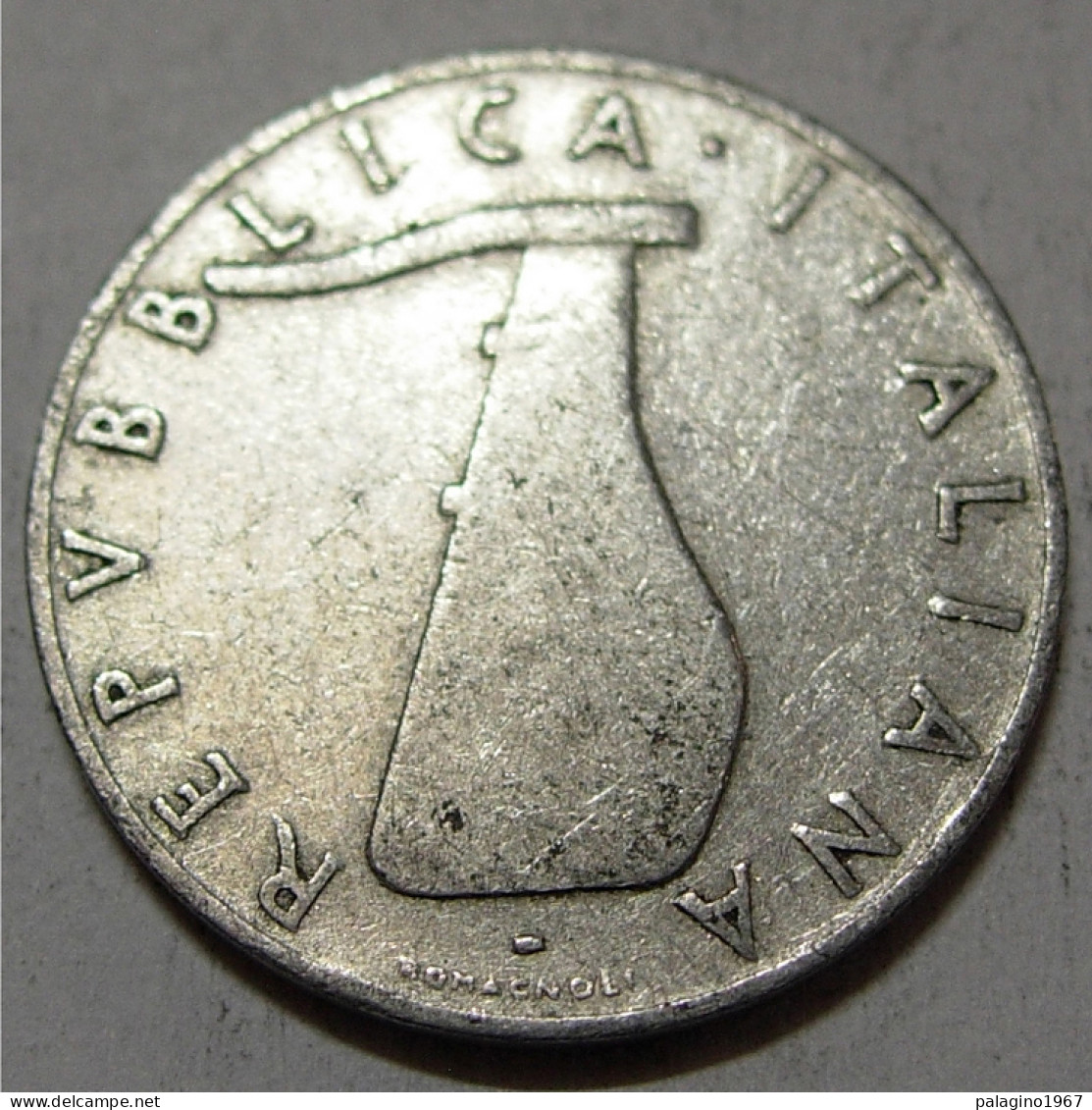 REPUBBLICA ITALIANA 5 Lire Delfino 1953 MB QBB  - 5 Liras