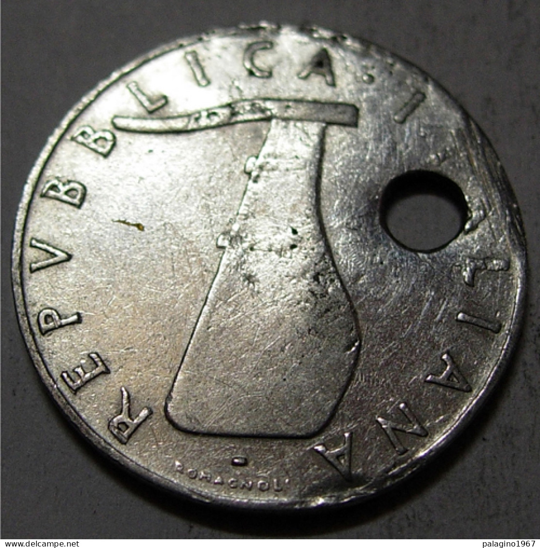 REPUBBLICA ITALIANA 5 Lire Delfino 1953 MB  - 5 Lire