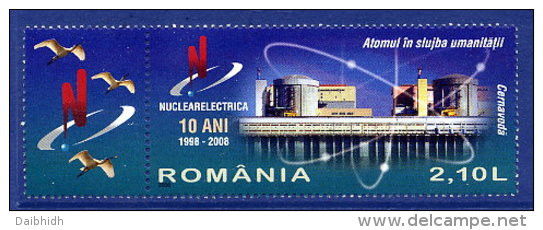 ROMANIA 2008 Nuclear Power Utility   MNH / **.  Michel 6331 - Unused Stamps