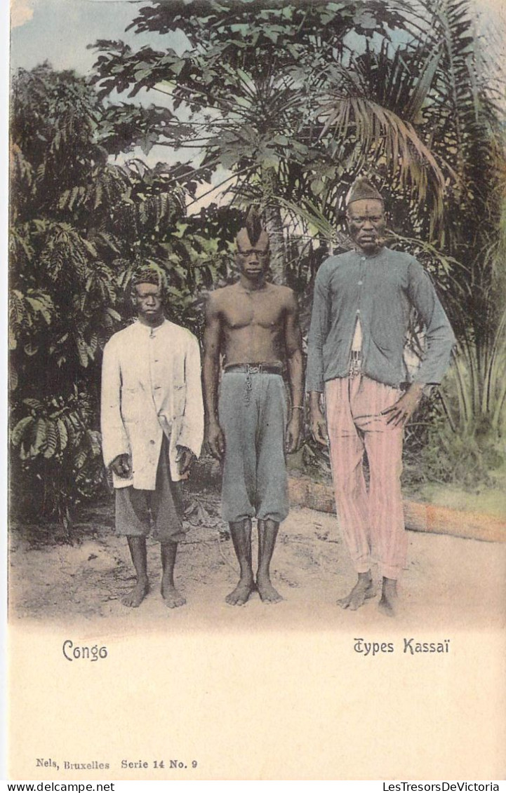 Congo Belge - Types Kassaï - Indigènes - Nels - Colorisé - Carte Postale Ancienne - Belgisch-Kongo