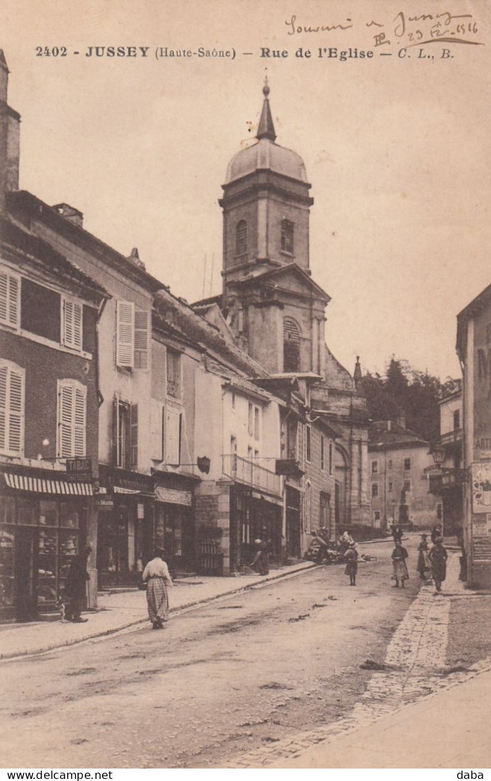 Jussey.  Rue De L'Eglise - Jussey