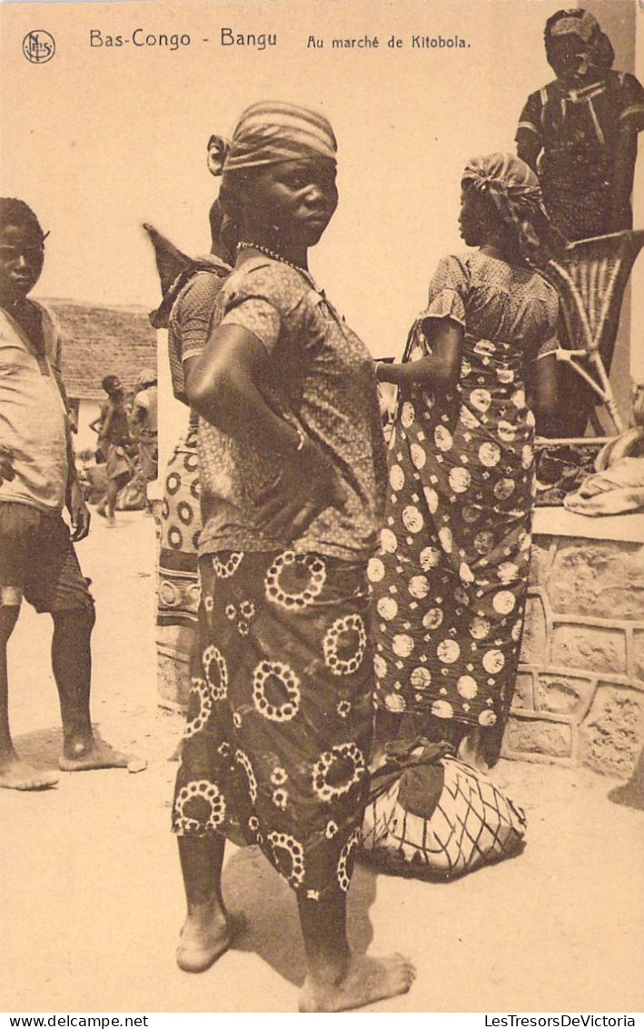 Congo Belge - Bas Congo - Bangu - Au Marché De Kitobola - Femme Congolaise - Ern. Thill - Carte Postale Ancienne - Belgisch-Kongo