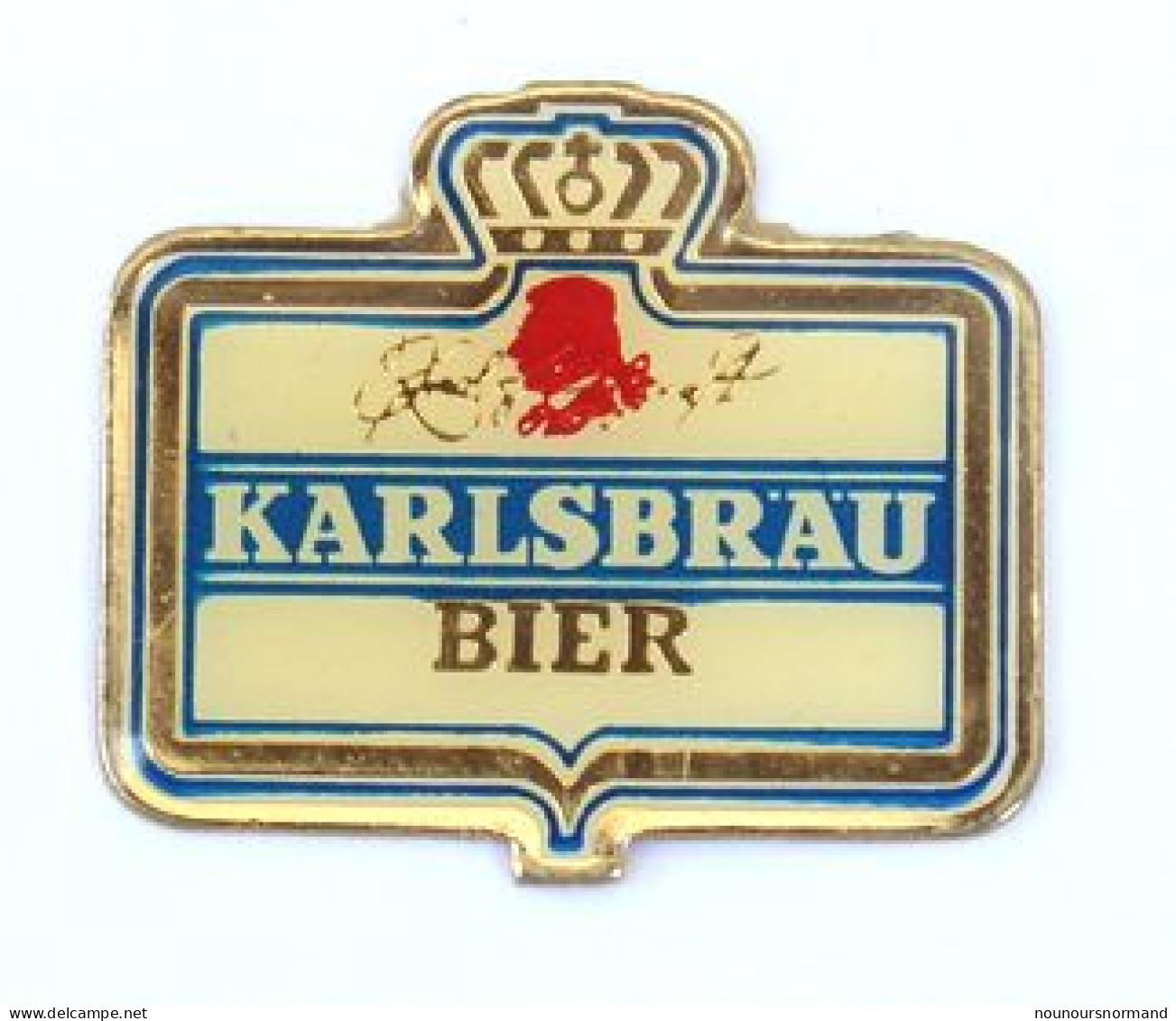 Pin's KARLSBRÄU BIER - Le Logo - Manitoba - M518 - Bierpins