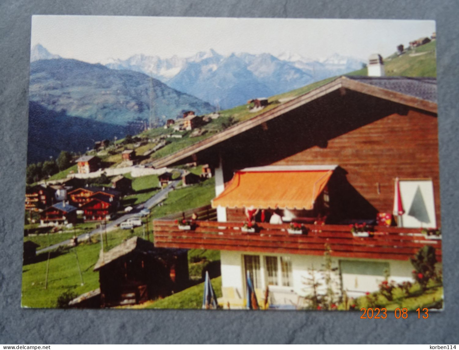 CHALET  "  PONDEROSA  "  DIE SONNENTERRASSE  GRACHEN - Grächen