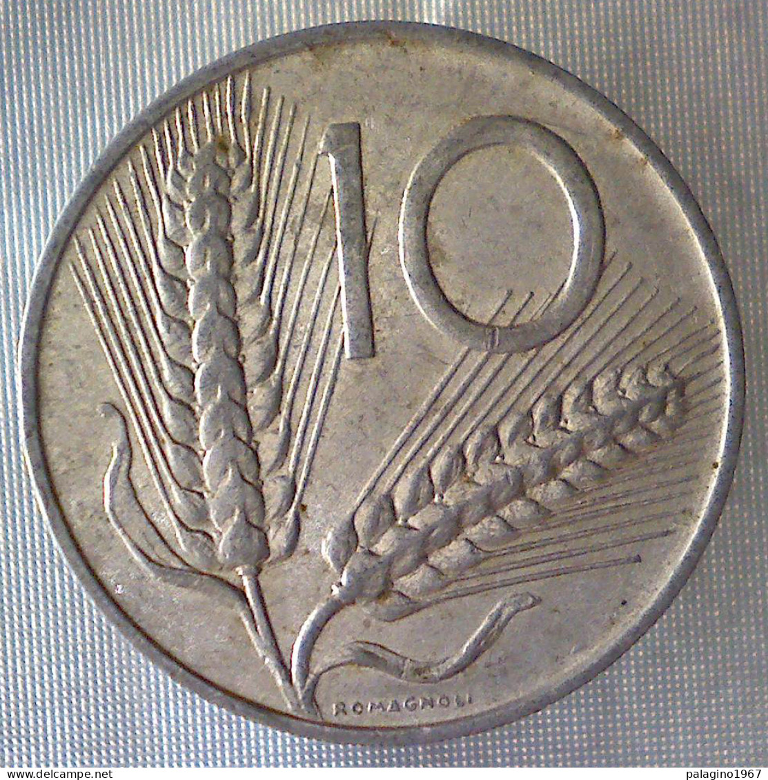 REPUBBLICA ITALIANA 10 Lire Spighe 1974 BB+  - 10 Liras