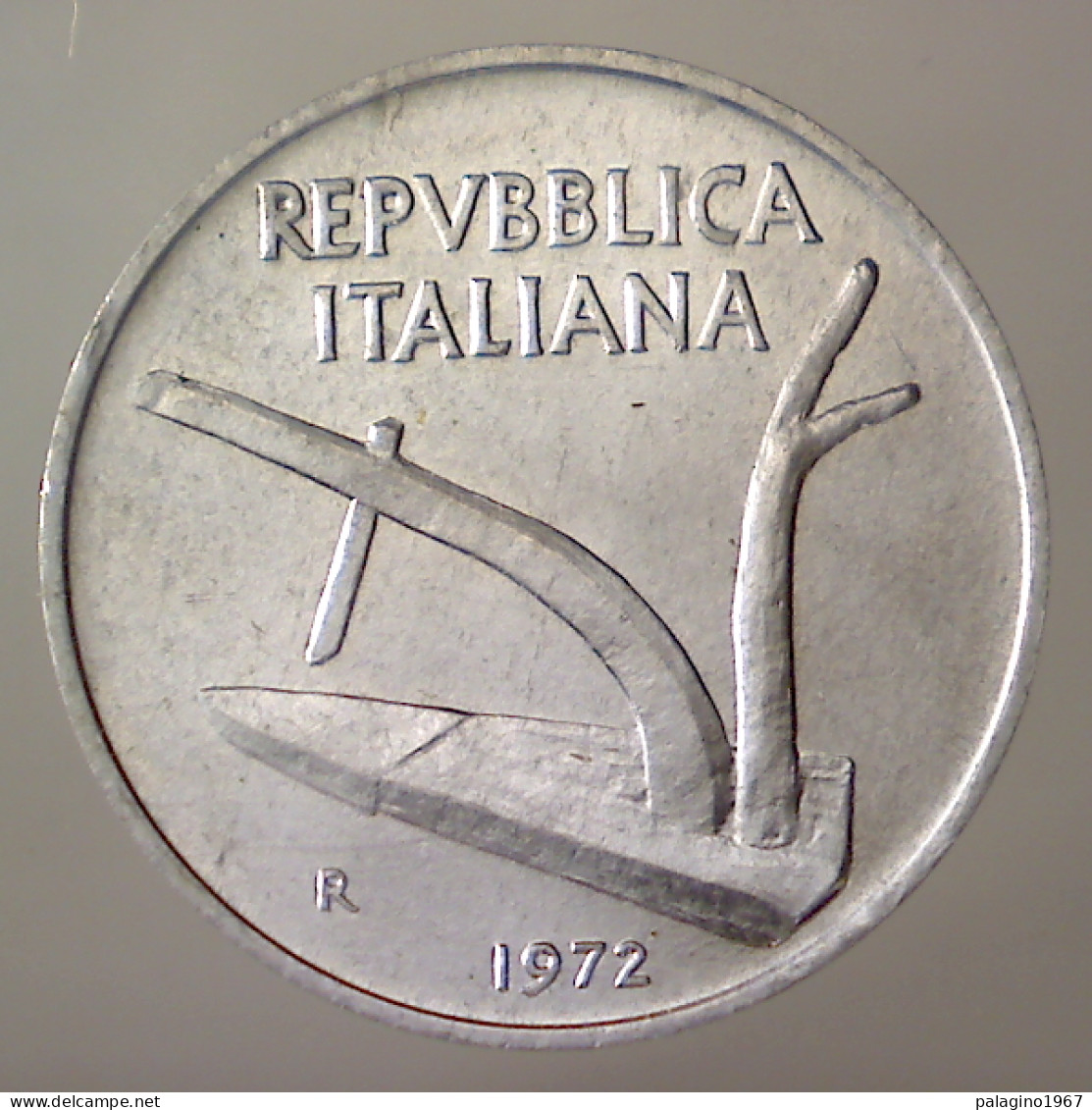 REPUBBLICA ITALIANA 10 Lire Spighe 1972 QFDC  - 10 Lire