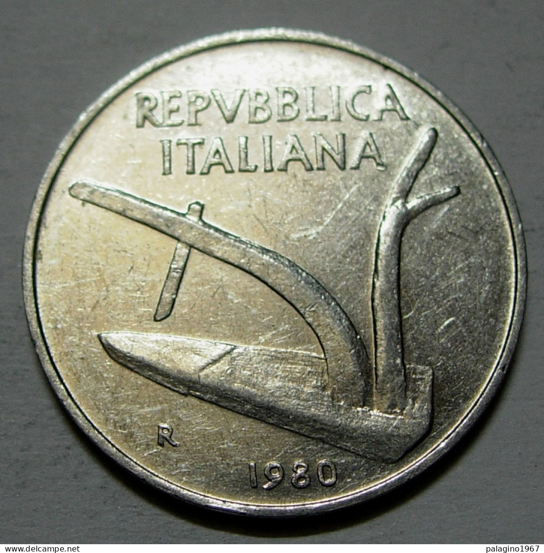 REPUBBLICA ITALIANA 10 Lire Spighe 1980 QSPL  - 10 Liras