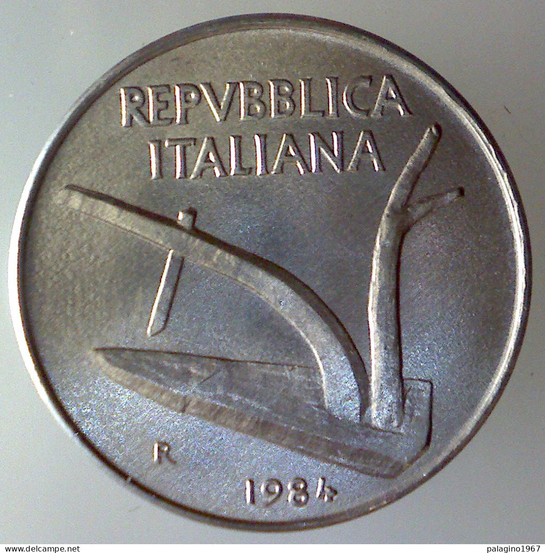 REPUBBLICA ITALIANA 10 Lire Spighe 1984 FDC  - 10 Liras