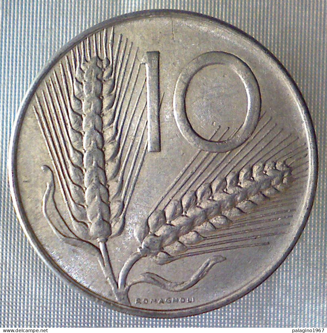 REPUBBLICA ITALIANA 10 Lire Spighe 1976 BB QSPL  - 10 Lire