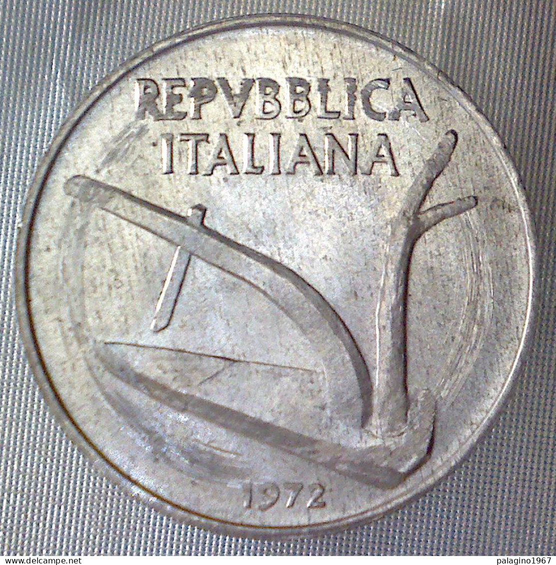 REPUBBLICA ITALIANA 10 Lire Spighe 1972 SPL QFDC  - 10 Liras