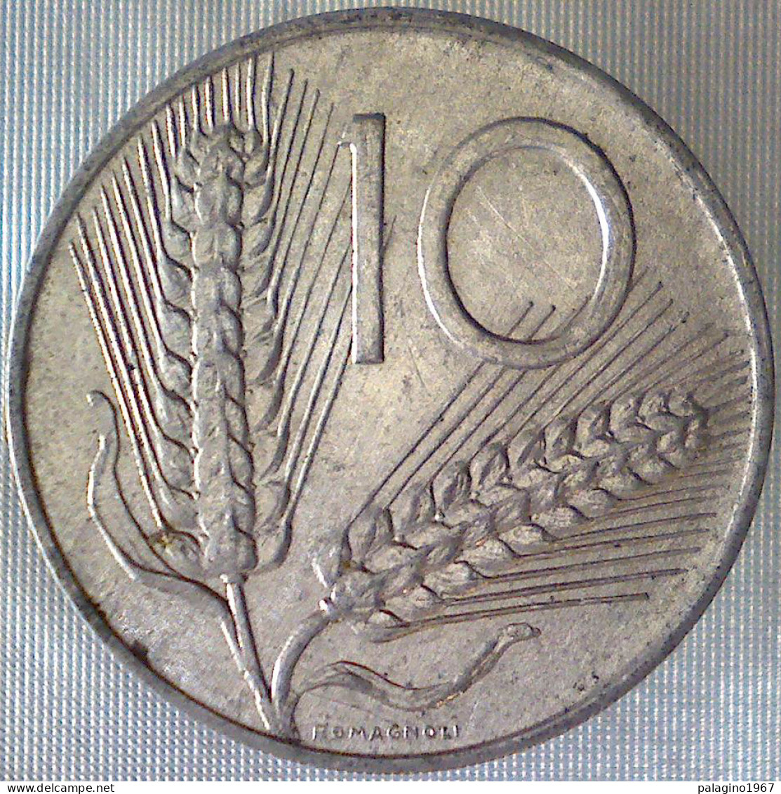 REPUBBLICA ITALIANA 10 Lire Spighe 1980 QSPL  - 10 Liras