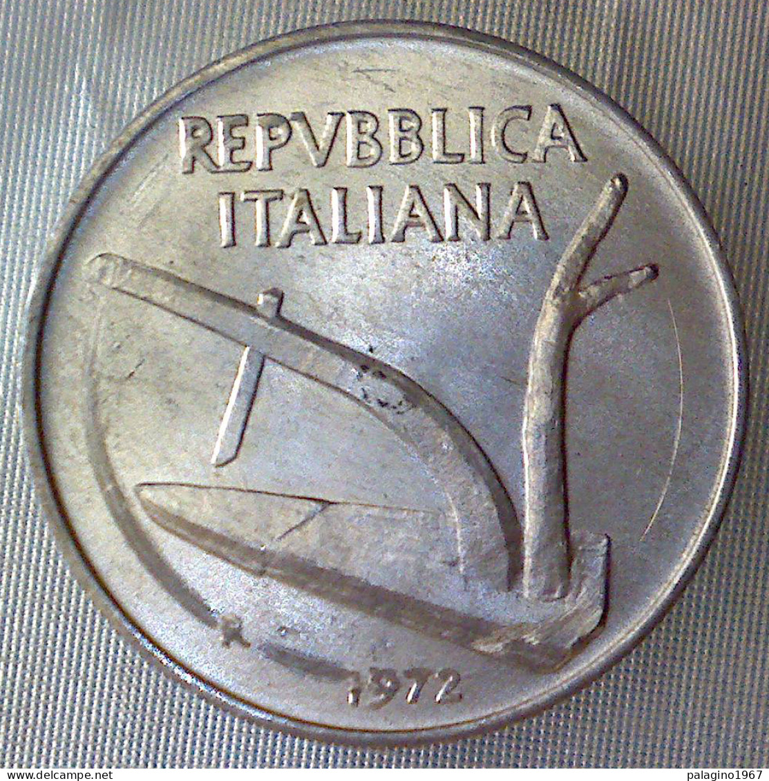 REPUBBLICA ITALIANA 10 Lire Spighe 1972 SPL  - 10 Liras