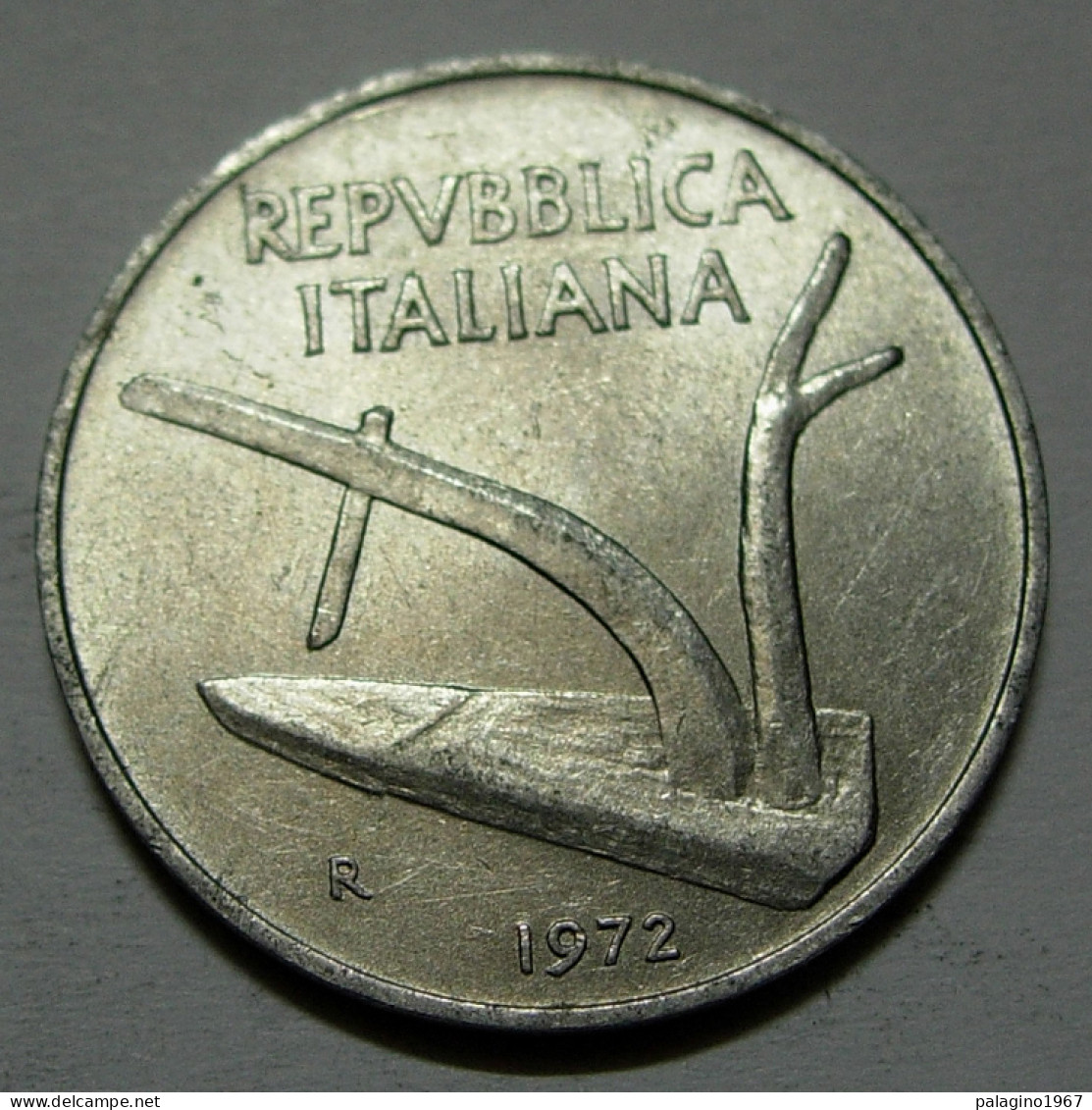 REPUBBLICA ITALIANA 10 Lire Spighe 1972 QSPL  - 10 Lire