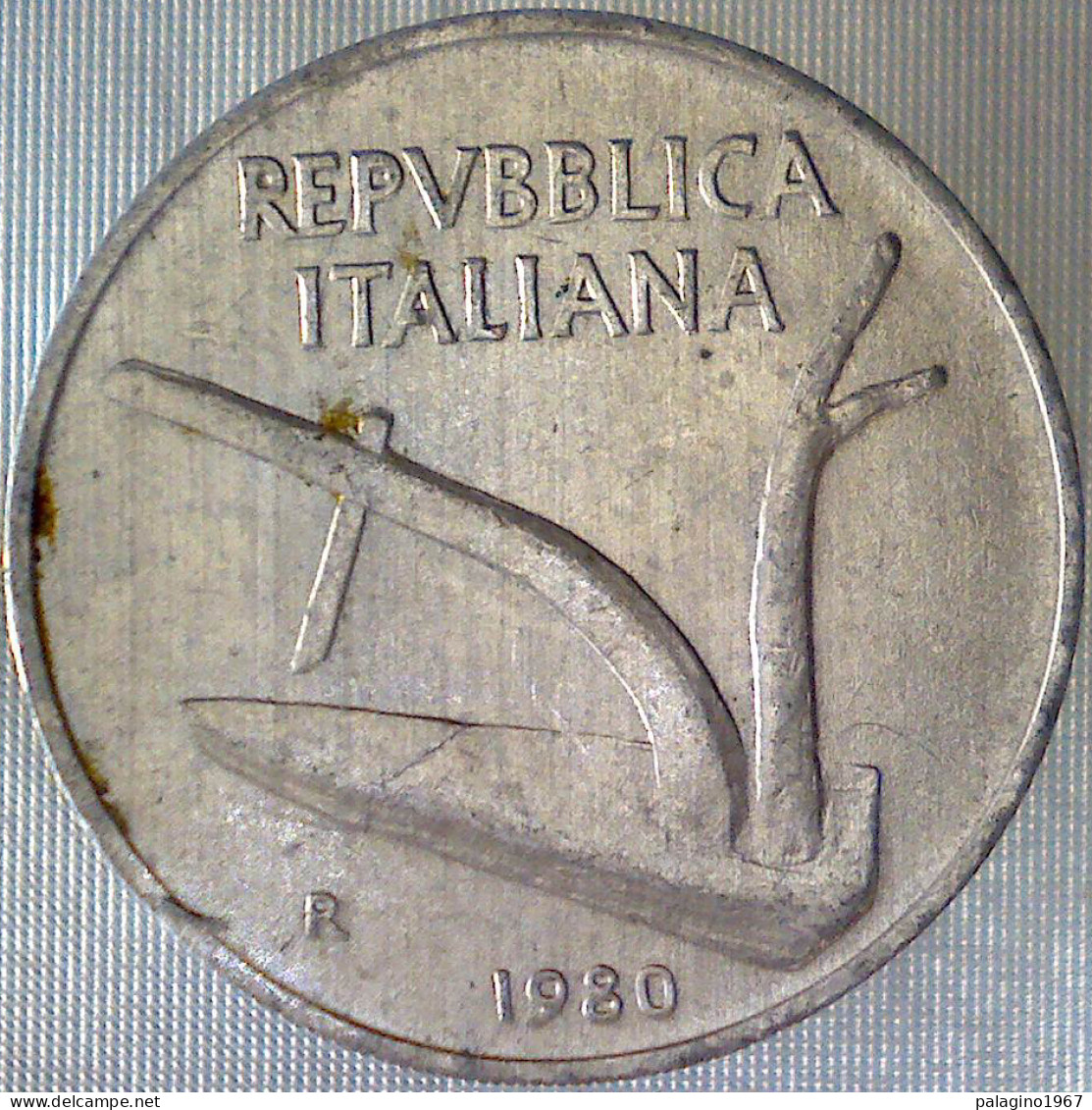 REPUBBLICA ITALIANA 10 Lire Spighe 1980 QSPL  - 10 Lire