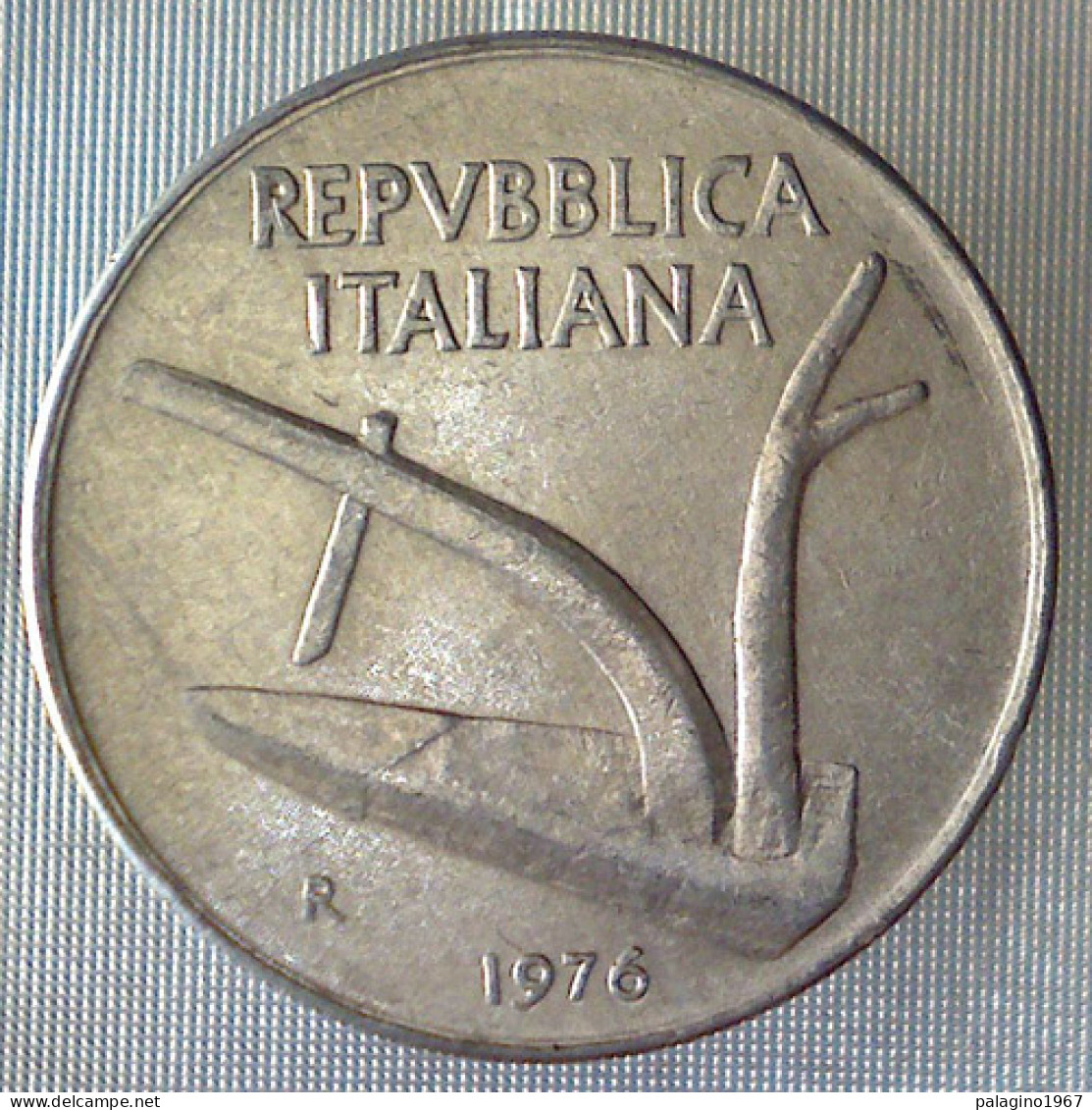 REPUBBLICA ITALIANA 10 Lire Spighe 1976 BB QSPL  - 10 Lire